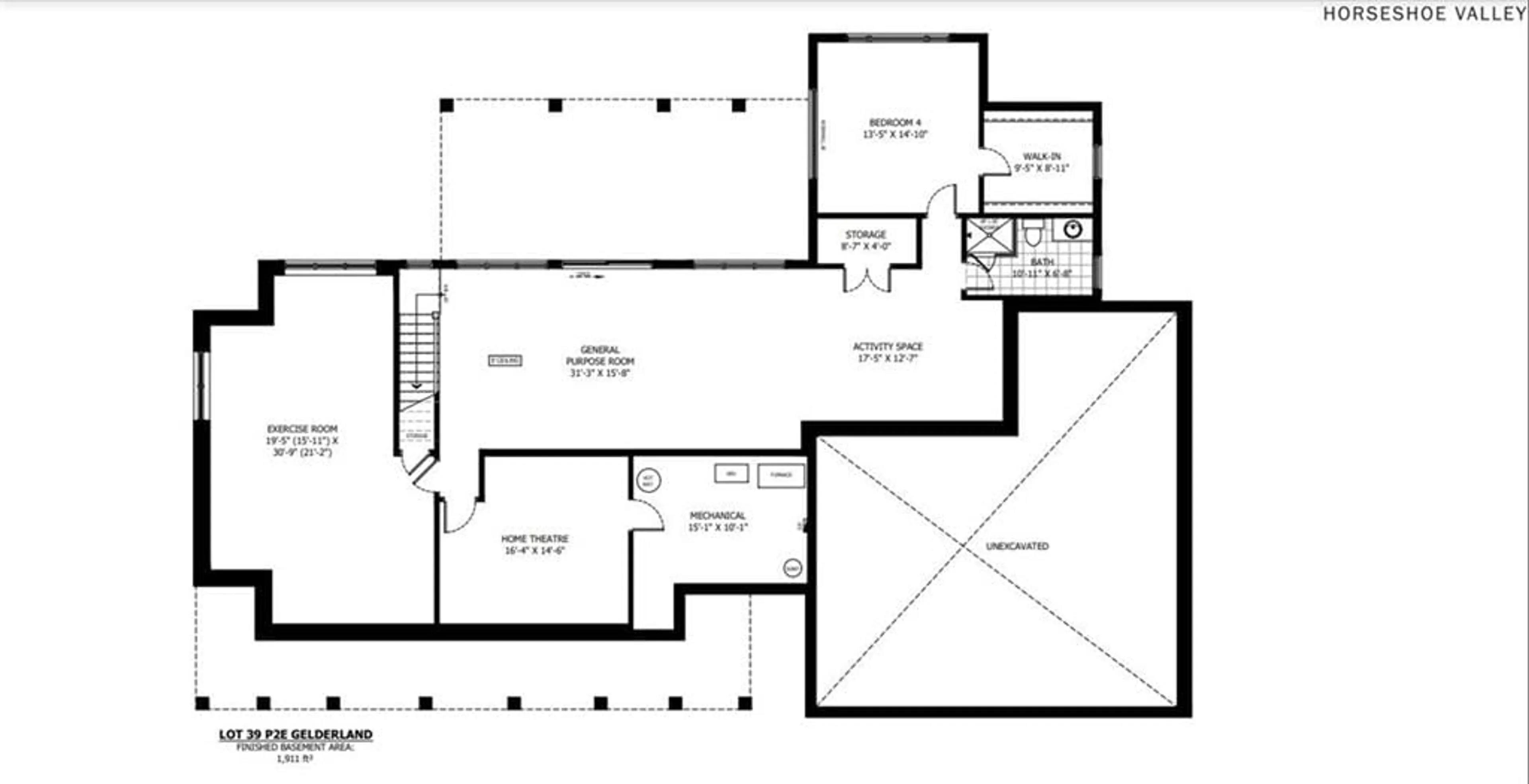 Floor plan for LOT 39 Friesian Crt, Oro-Medonte Ontario L0K 1E0