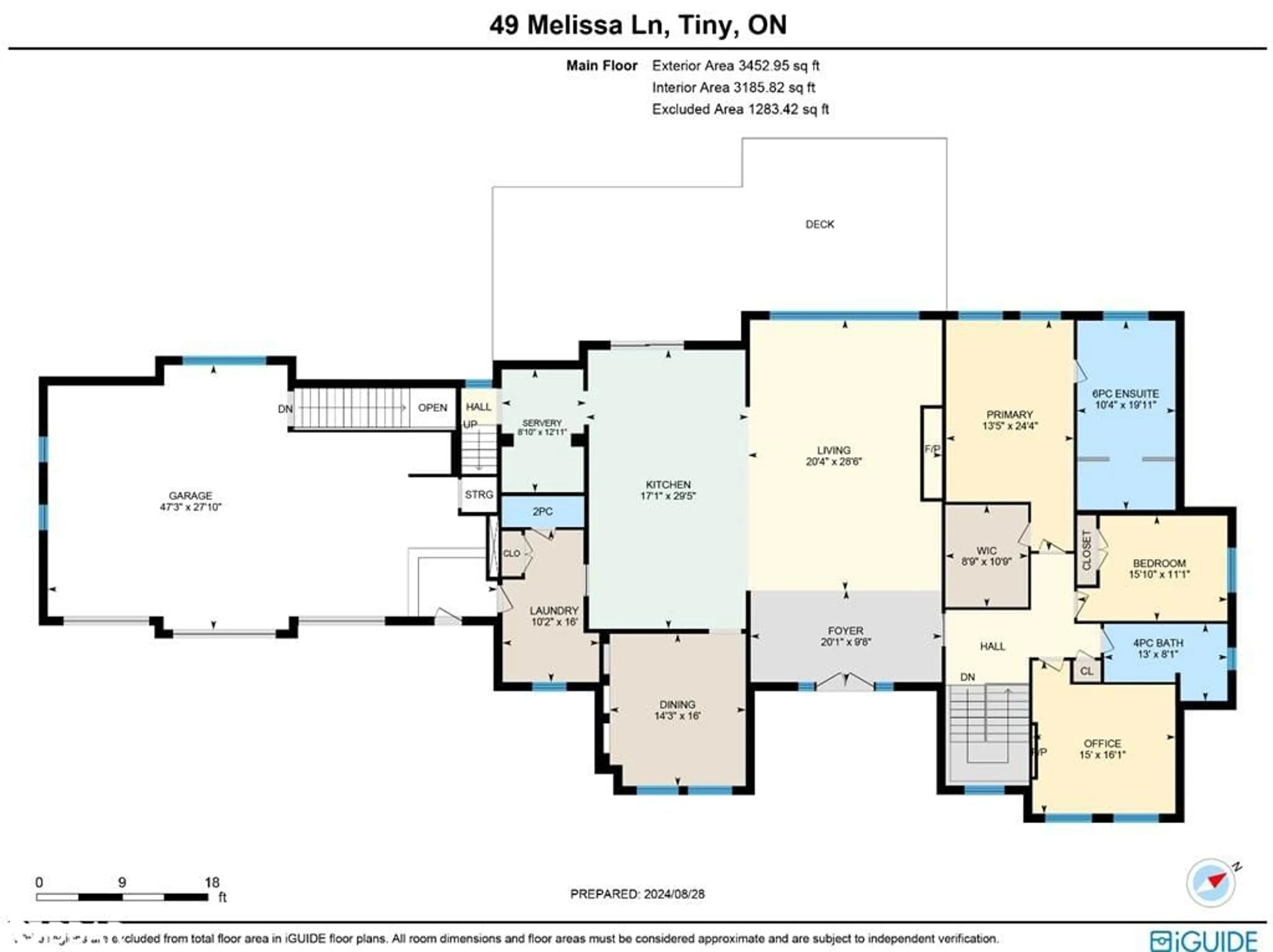 Floor plan for 49 Melissa Lane, Tiny Ontario L9M 0T8