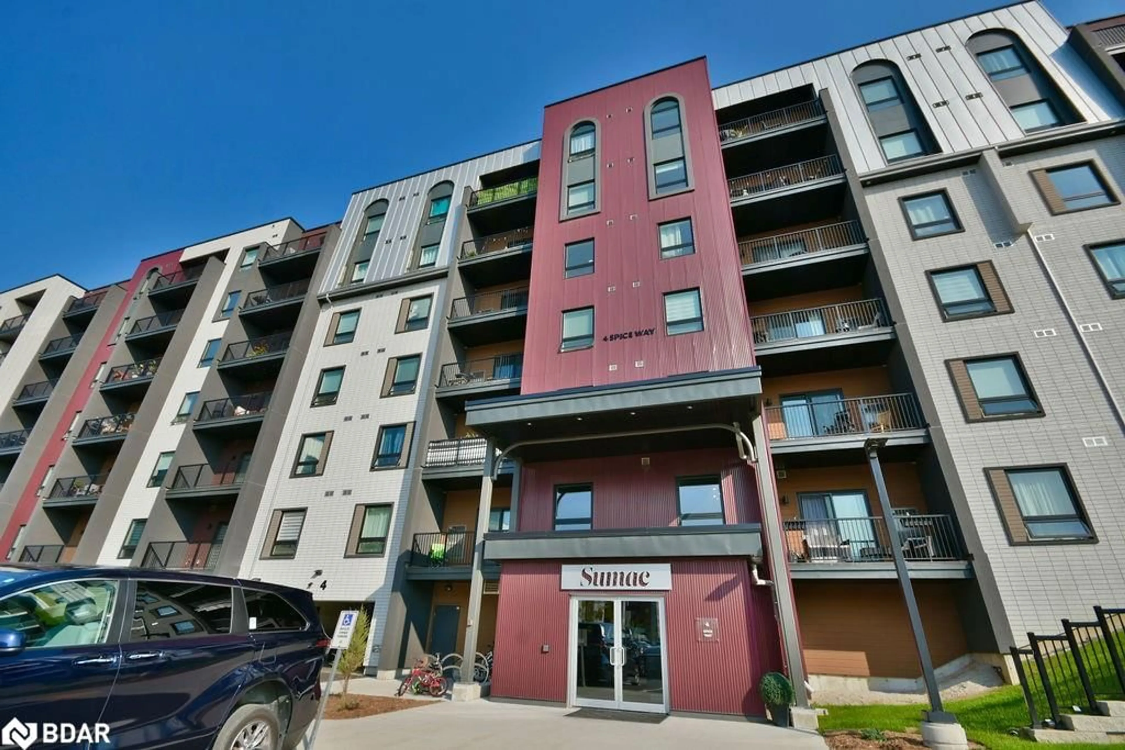 A pic from exterior of the house or condo for 4 Spice Way #515, Barrie Ontario L9J 0M2