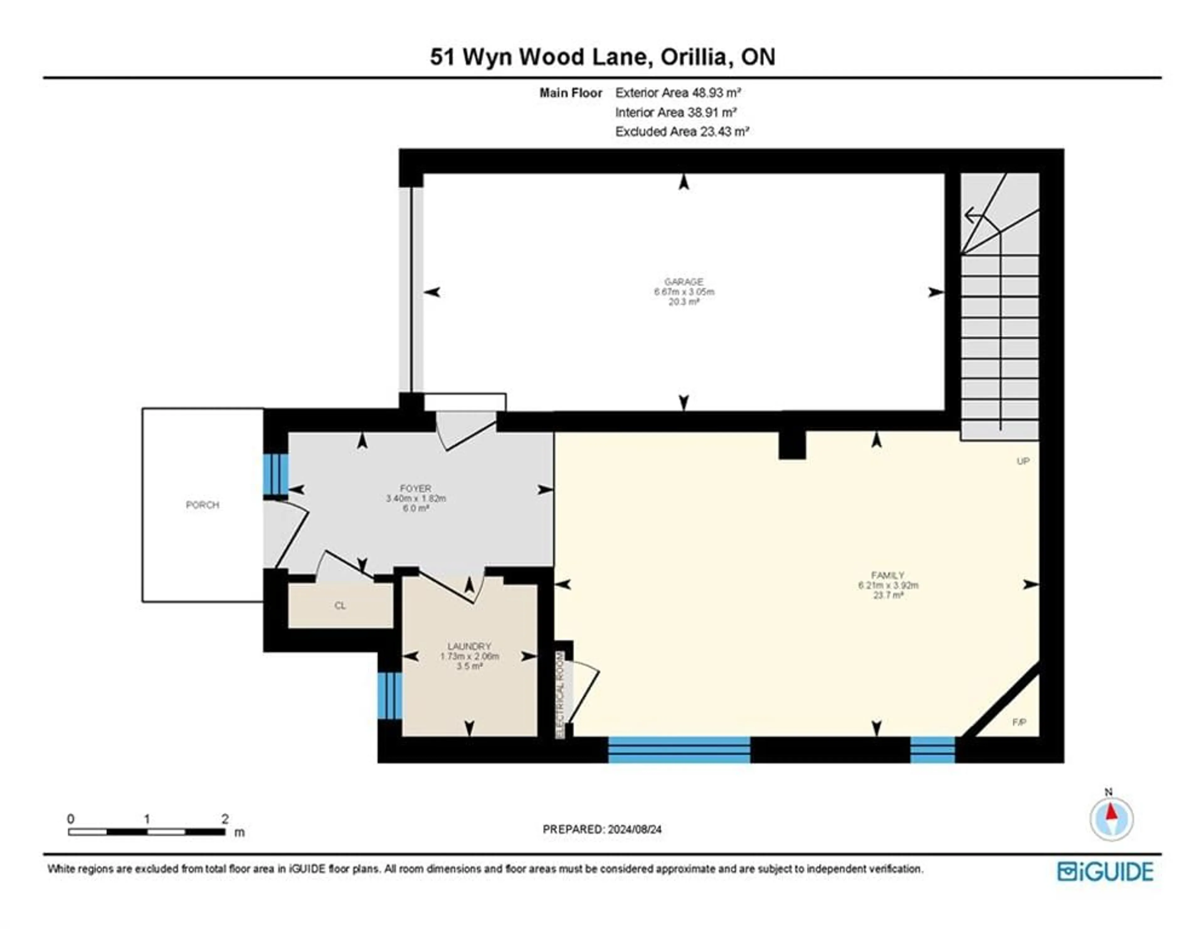 Floor plan for 51 Wyn Wood Lane, Orillia Ontario L3V 3P6