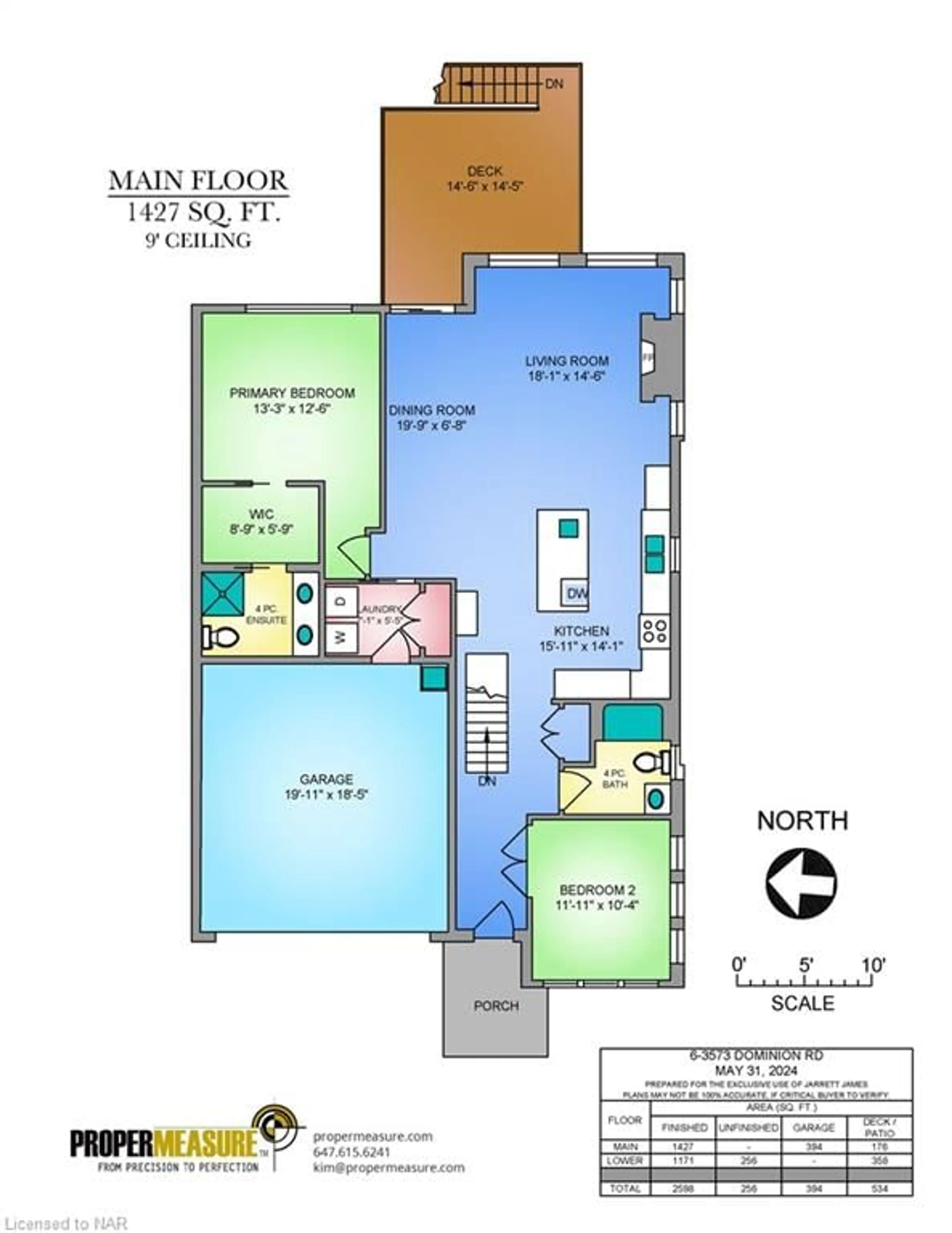 Floor plan for 3573 Dominion Rd #6, Ridgeway Ontario L0S 1N0