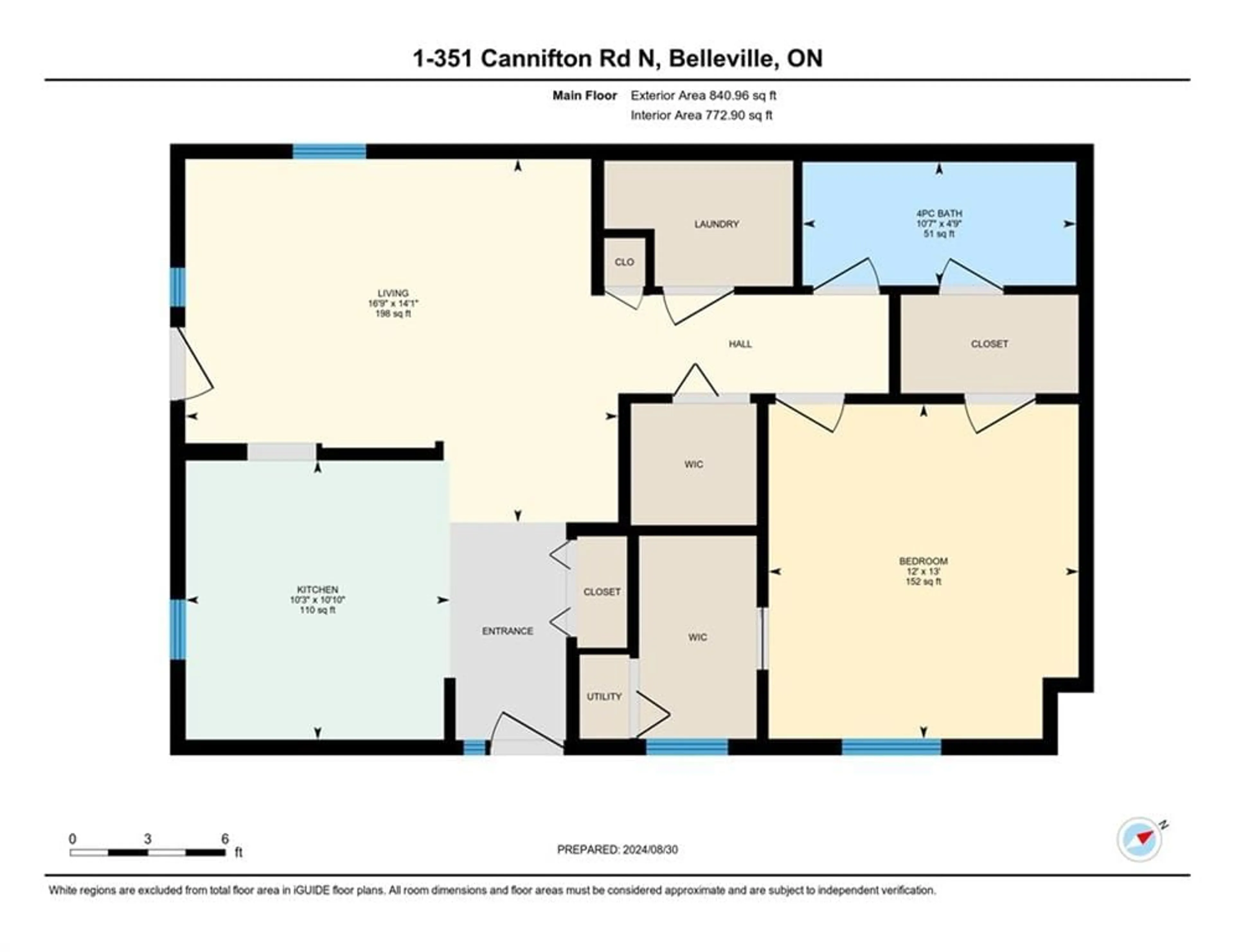 Floor plan for 351 Cannifton Rd, Belleville Ontario K8N 4Z6