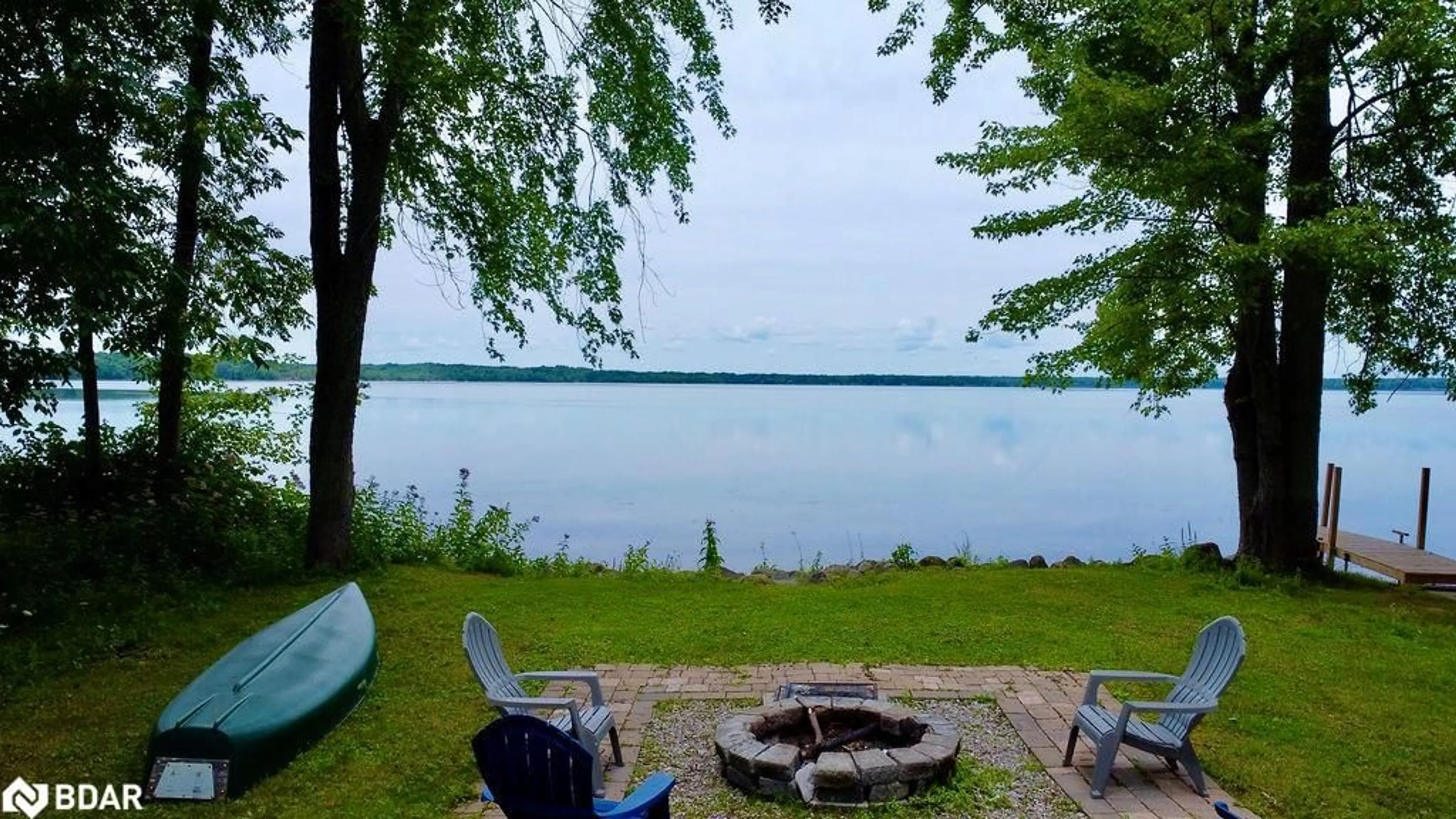 Patio, the view of lake or river for 6090 Sheba Dr, Ramara Ontario L3V 6H3