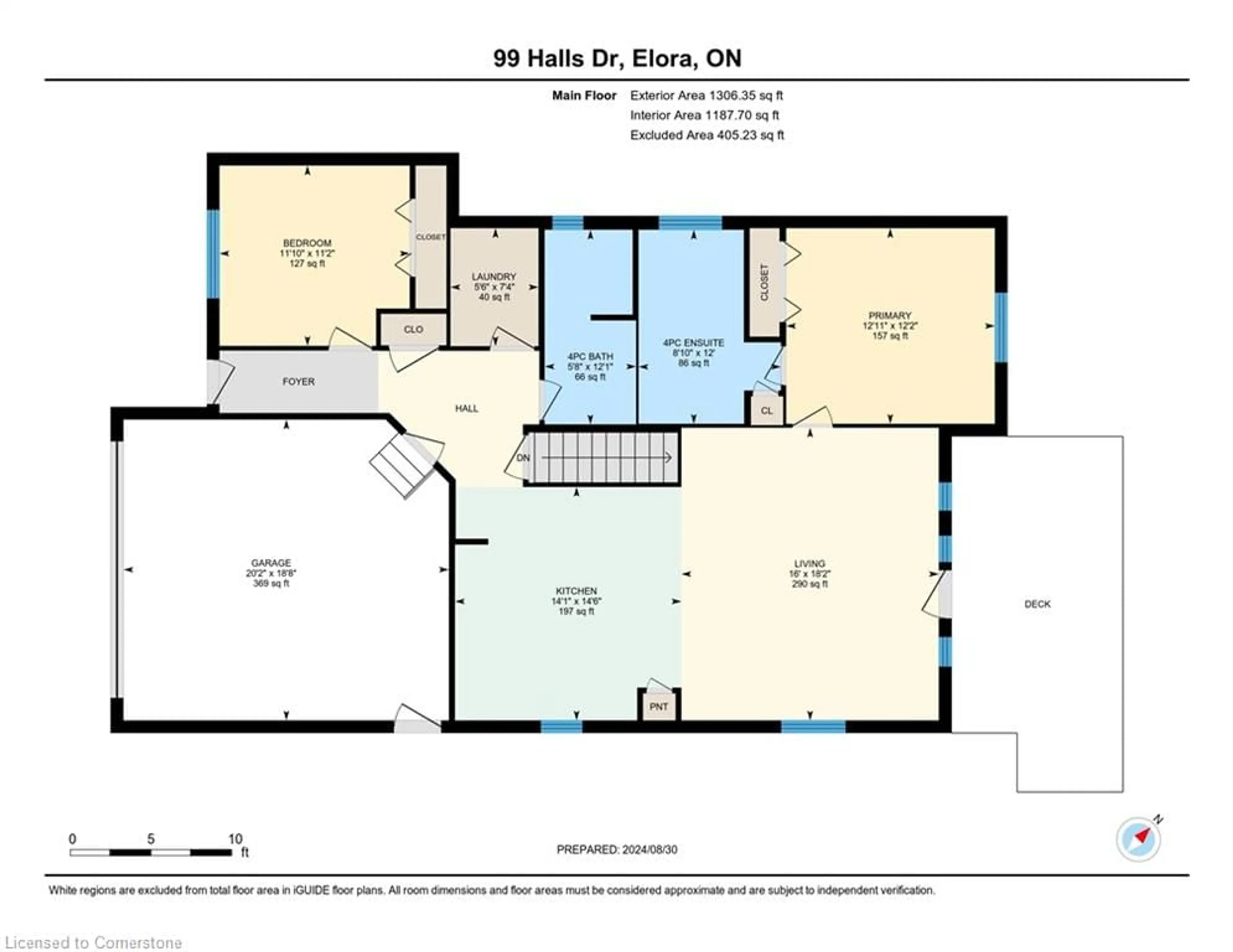 Floor plan for 99 Halls Dr, Elora Ontario N0B 1S0