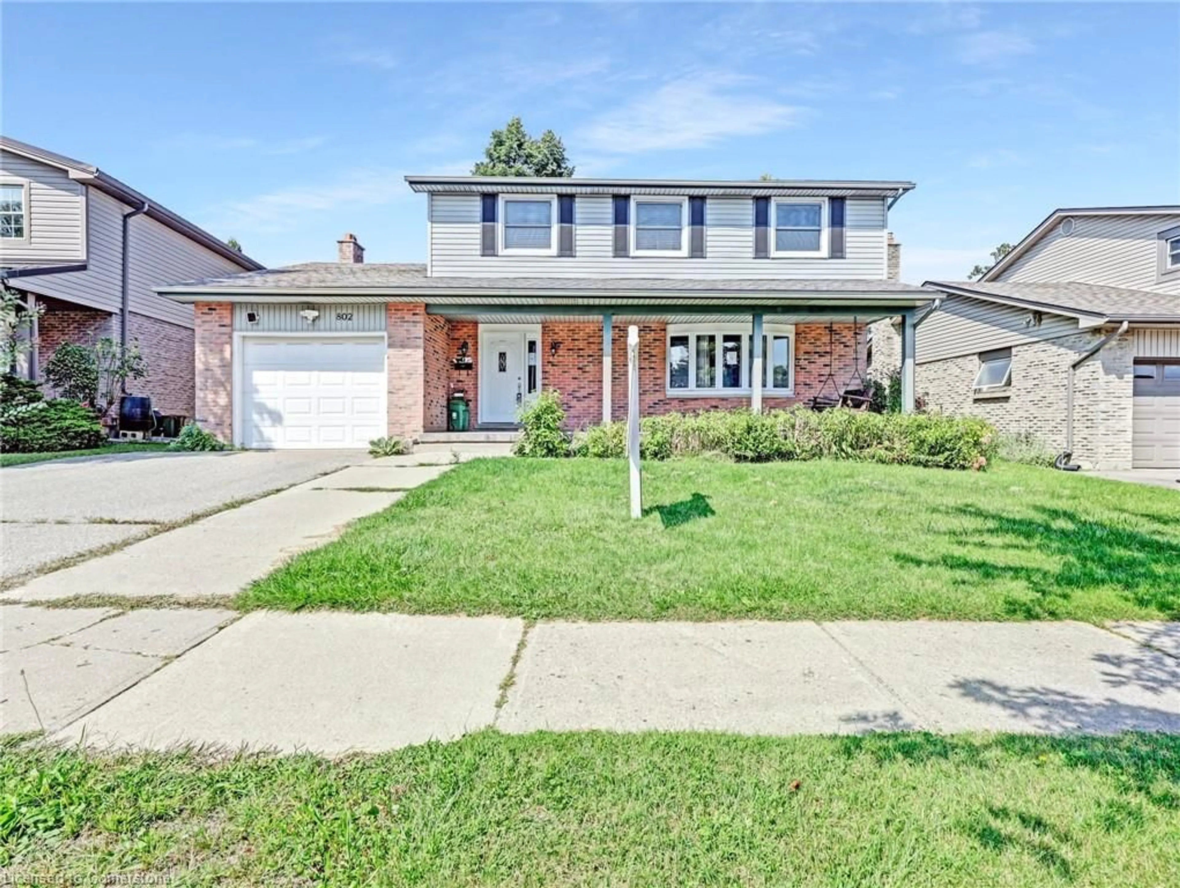 Frontside or backside of a home, the street view for 802 Viscount Rd, London Ontario N6J 4A2