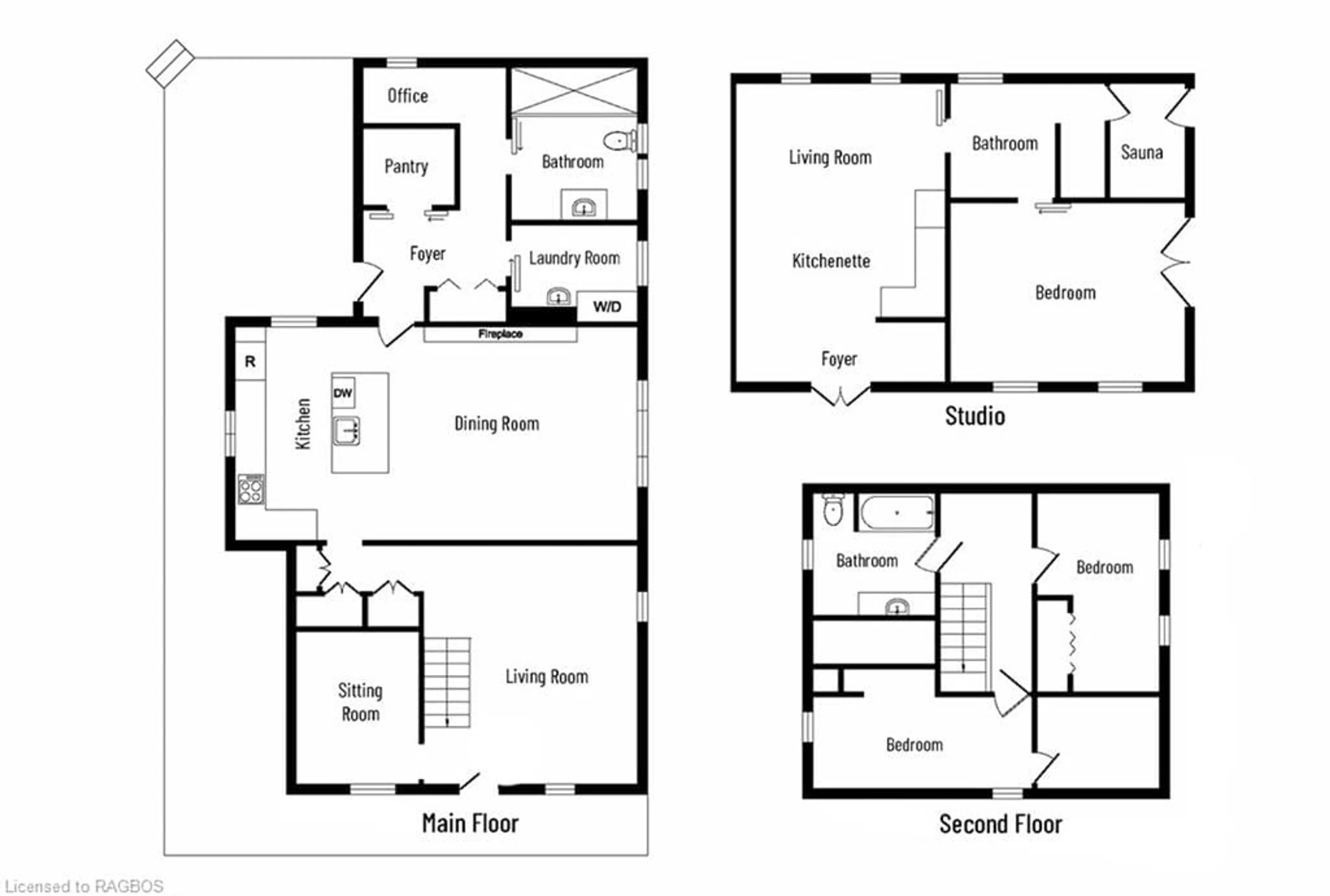 Floor plan for 220 Belcher Lane, Southampton Ontario N0H 2L0