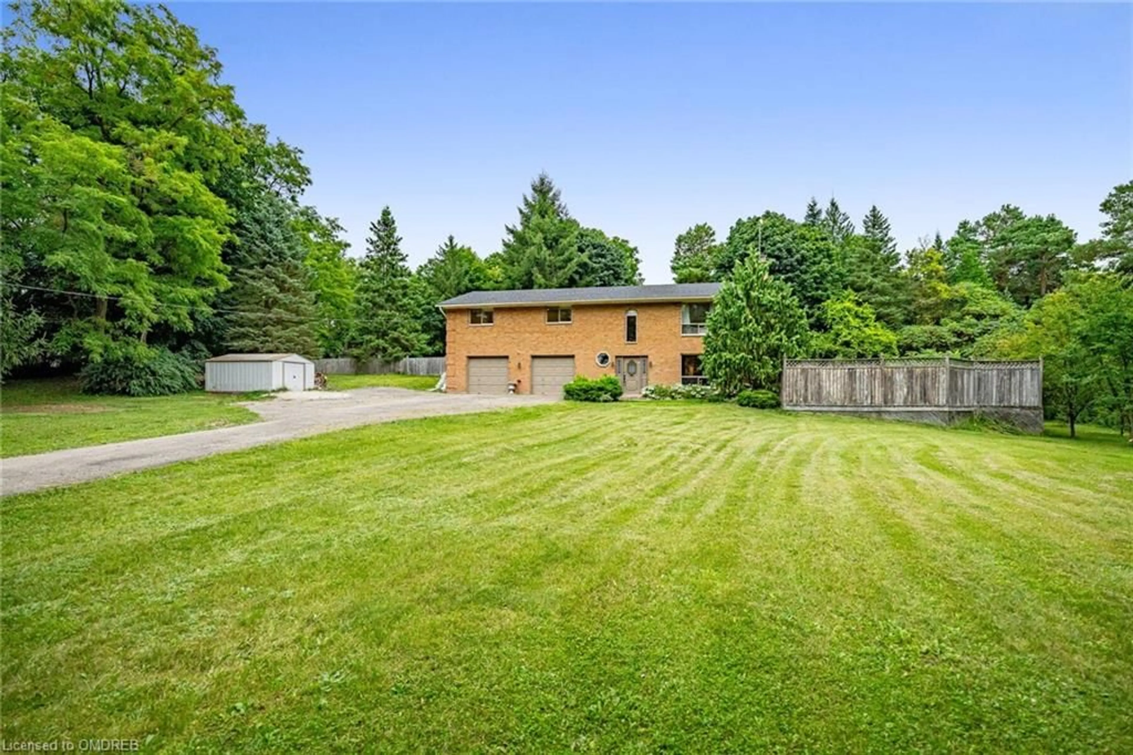 Fenced yard for 13055 Fourth Line Line, Nassagaweya Ontario N0B 2K0