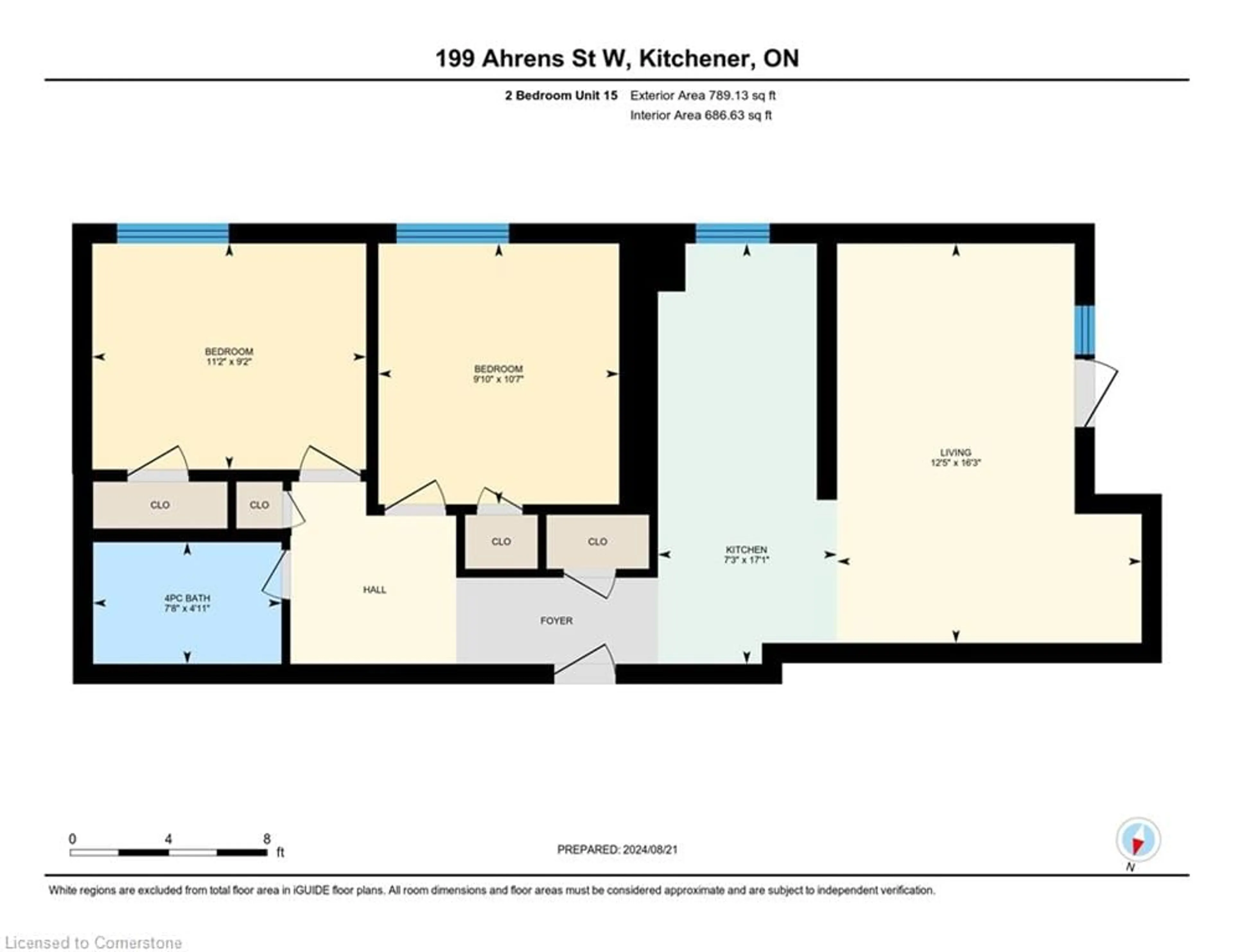 Floor plan for 199 Ahrens St, Kitchener Ontario N2H 4E1