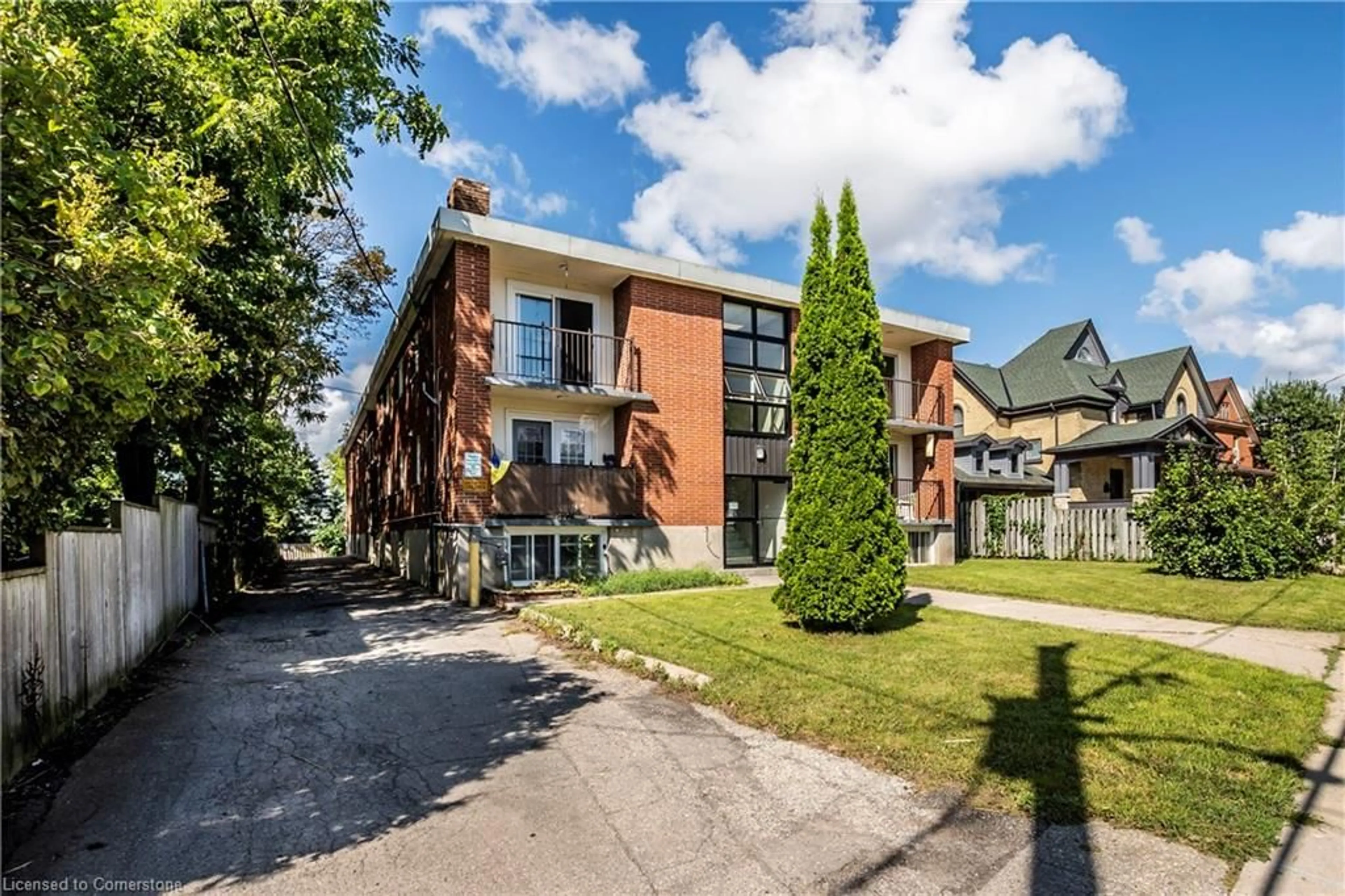 A pic from exterior of the house or condo, the front or back of building for 199 Ahrens St, Kitchener Ontario N2H 4E1