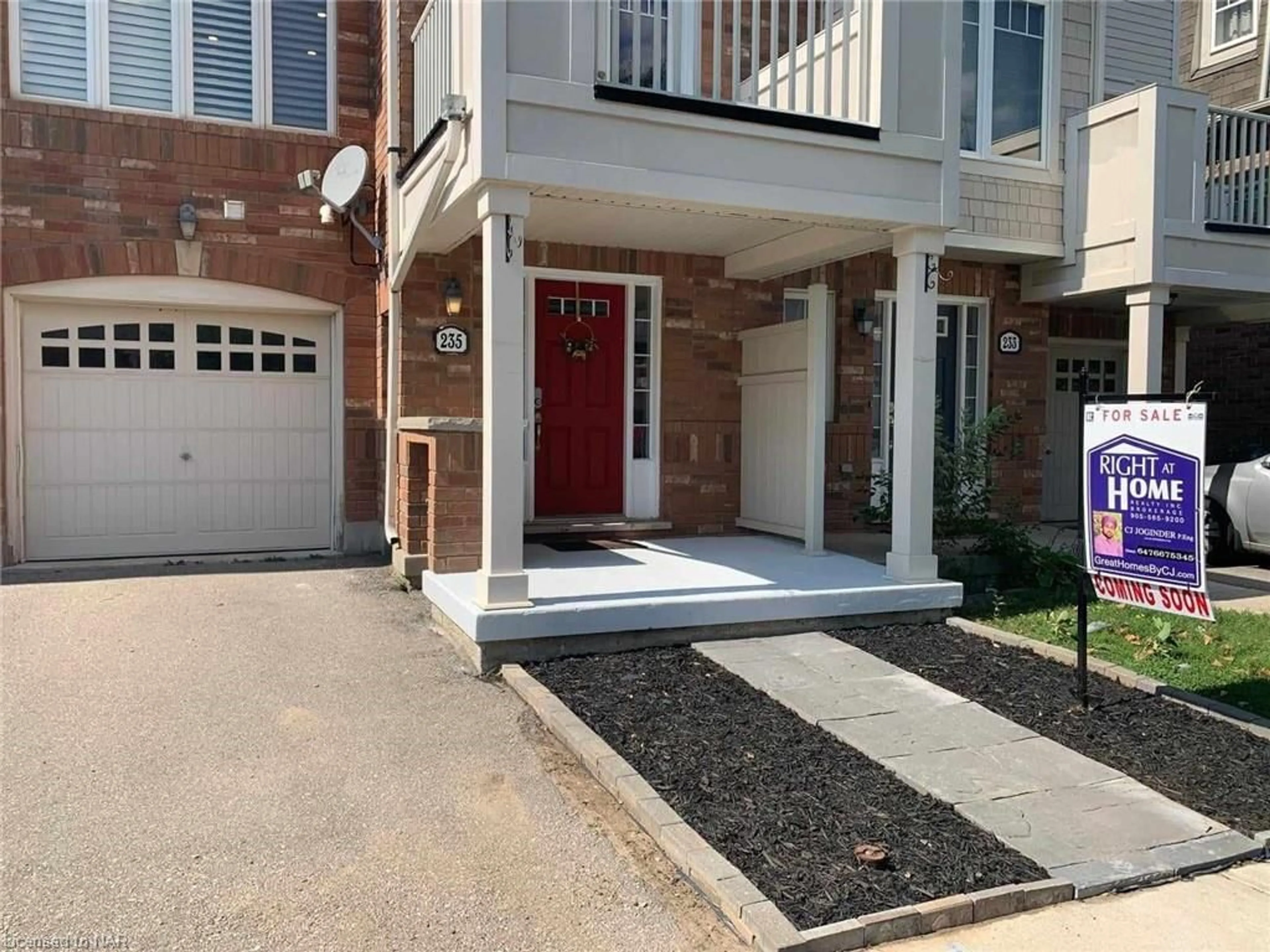 Home with brick exterior material for 235 Schreyer Cres, Milton Ontario L9T 7B5