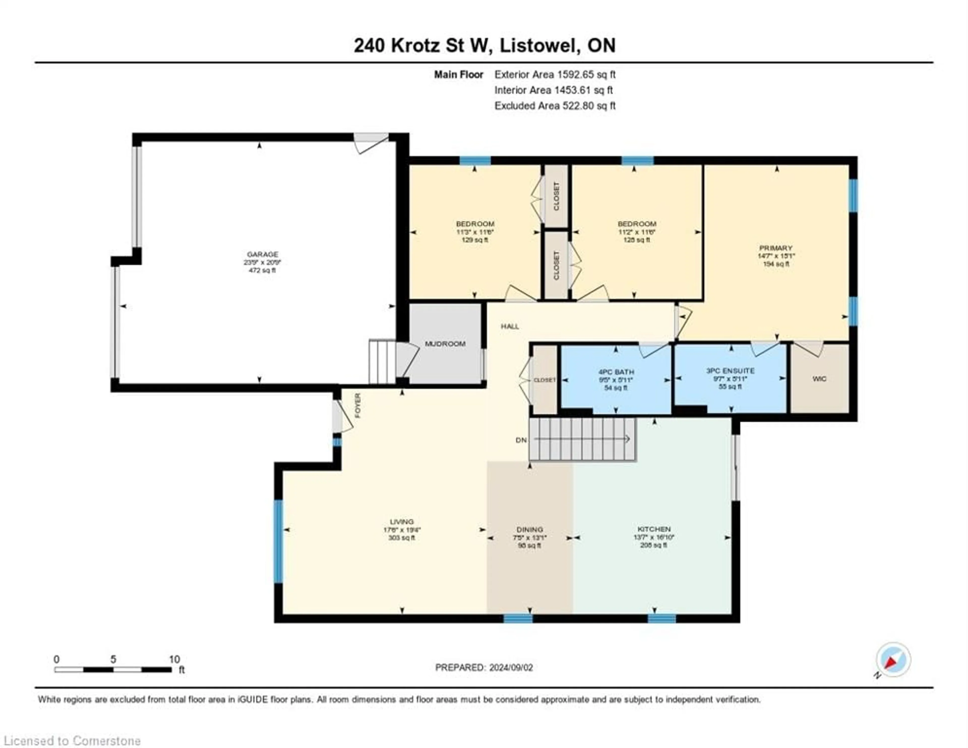 Floor plan for 240 Krotz St, Listowel Ontario N4W 0E1