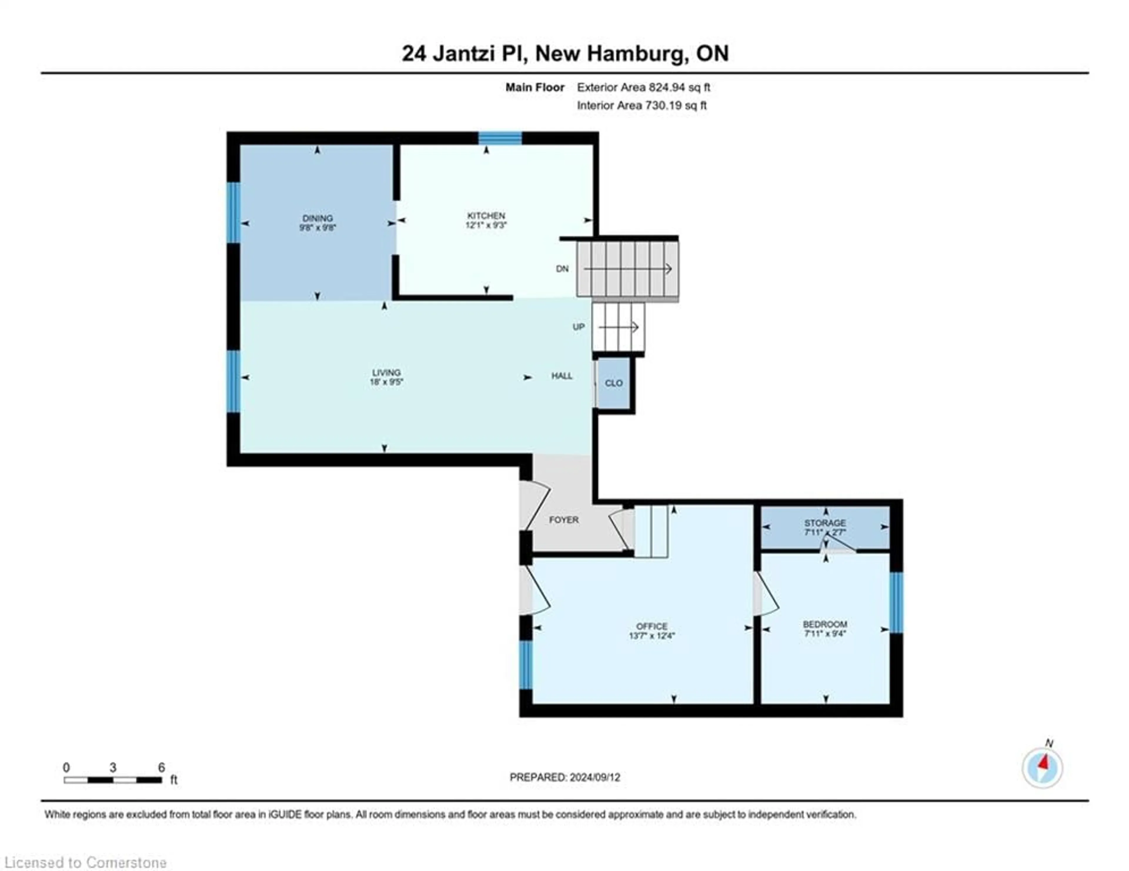 Floor plan for 24 Jantzi Pl, New Hamburg Ontario N3A 1Y6