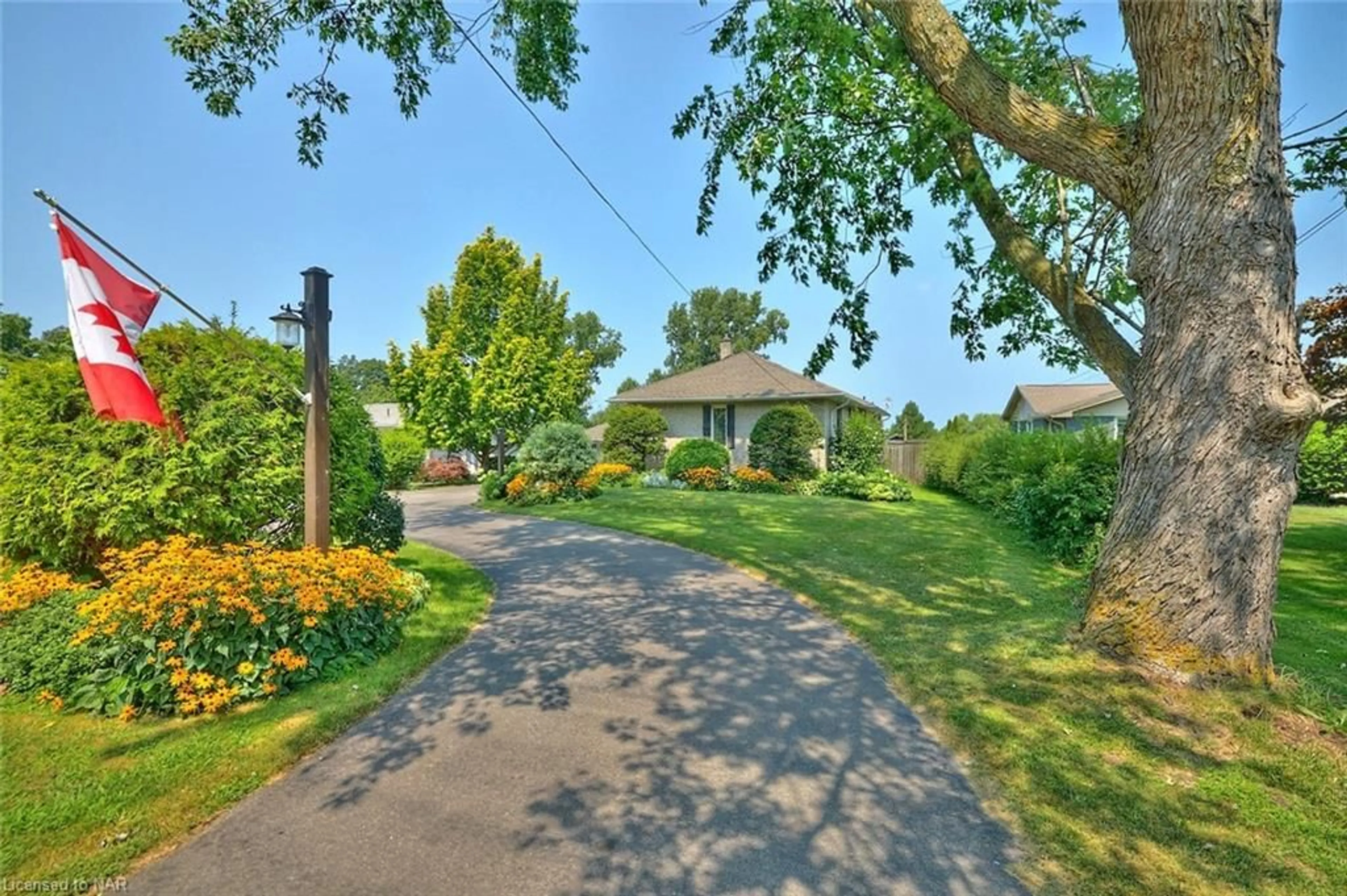 Patio, the fenced backyard for 1750 York Rd, Niagara-on-the-Lake Ontario L0S 1J0