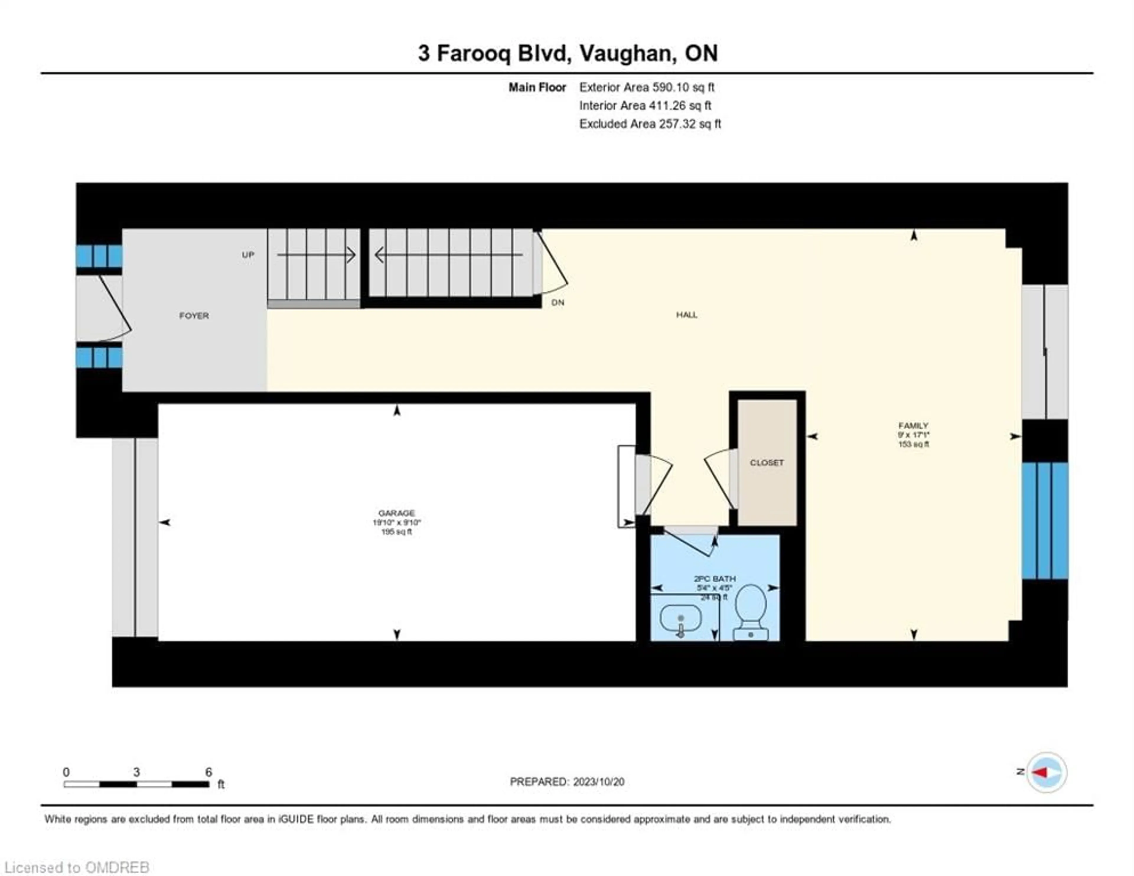 Floor plan for 3 Farooq Blvd, Woodbridge Ontario L4H 4P3