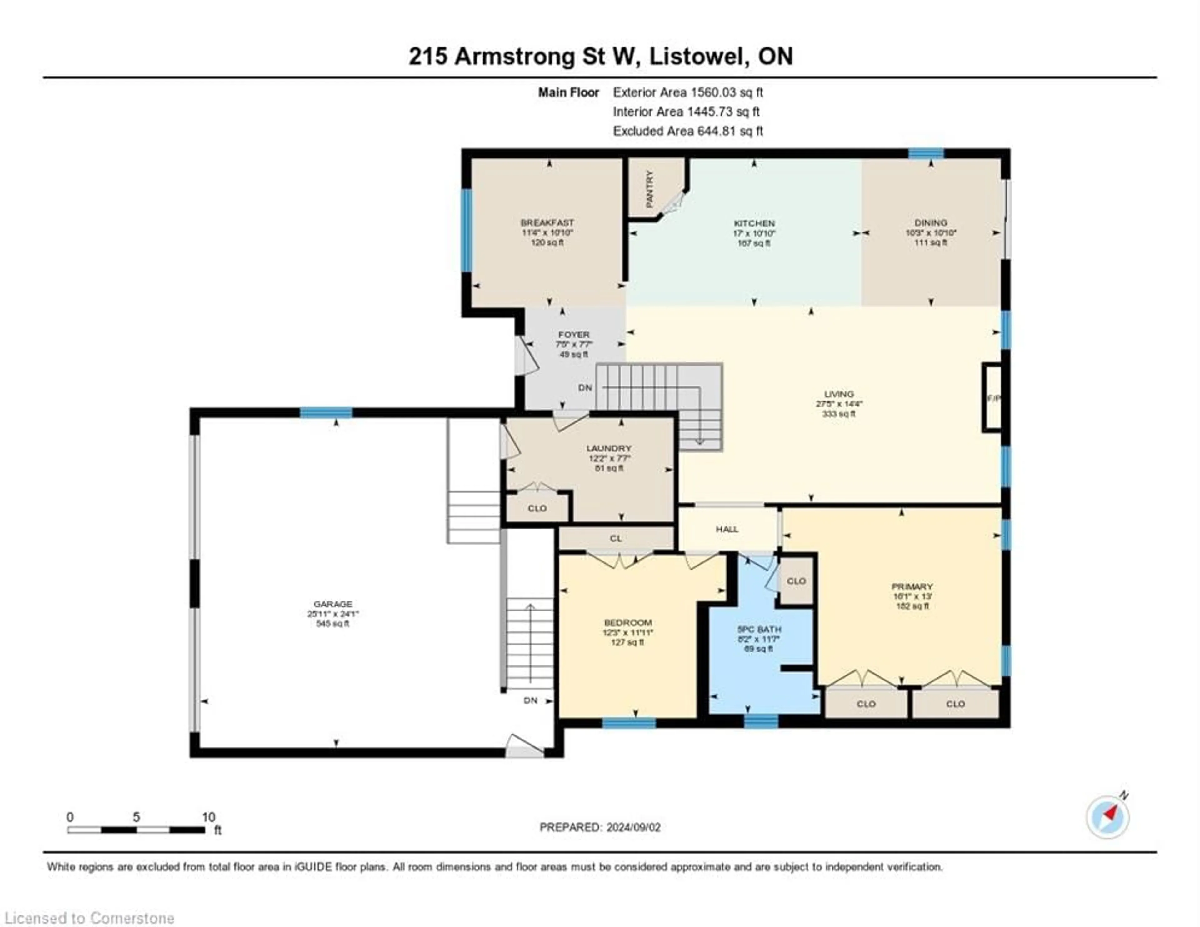 Floor plan for 215 Armstrong St, Listowel Ontario N4W 3V8