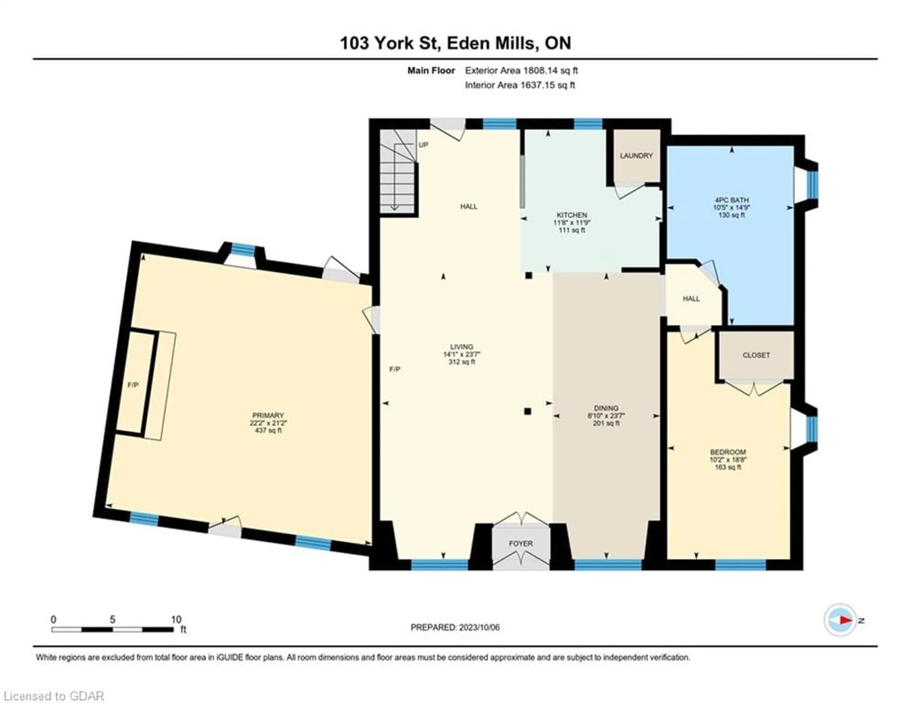 Floor plan for 103 York St, Eden Mills Ontario N0B 1P0