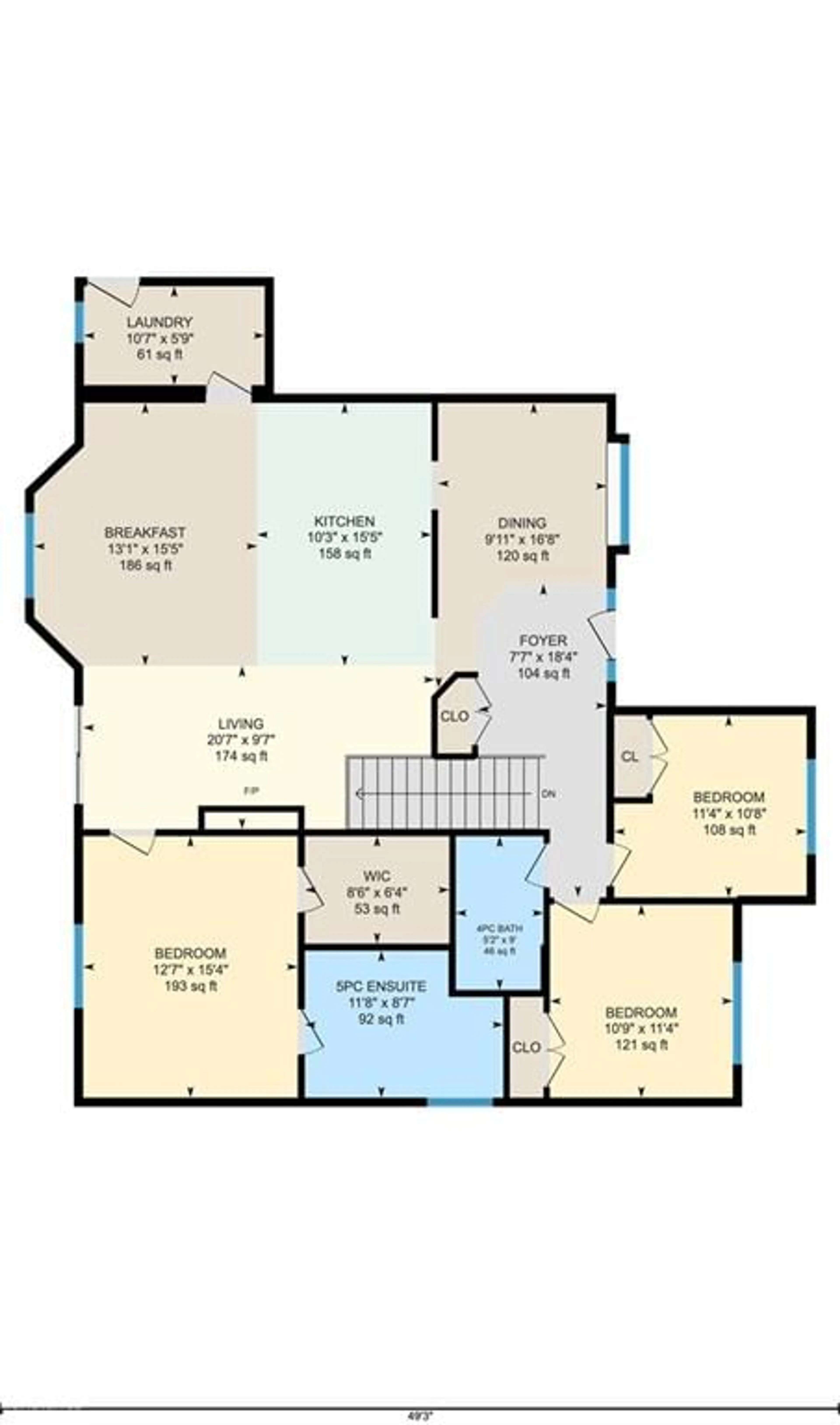 Floor plan for 90 Windermere Cir, Tay Ontario L4R 0C3