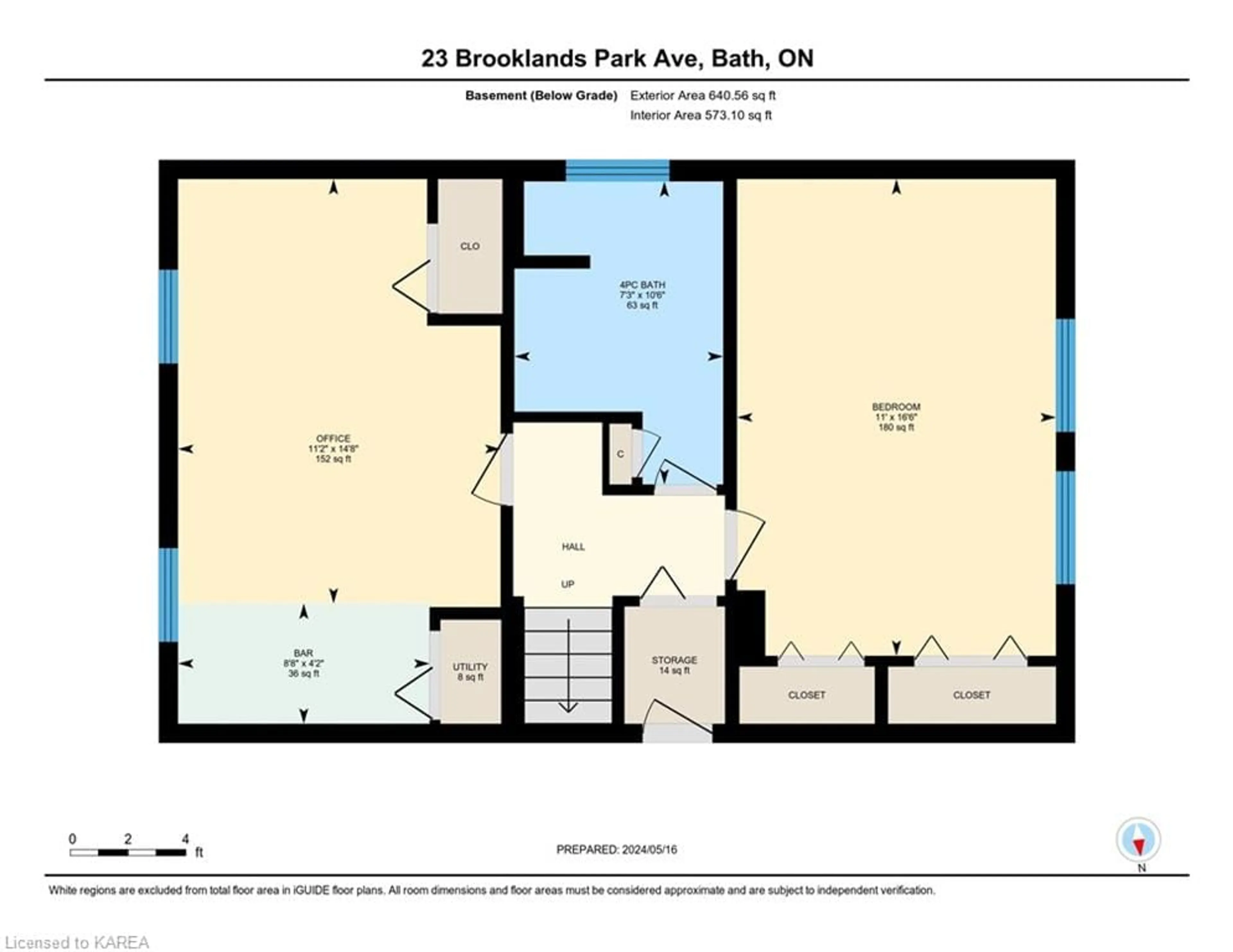 Floor plan for 23 Brooklands Park Ave, Bath Ontario K0H 1G0