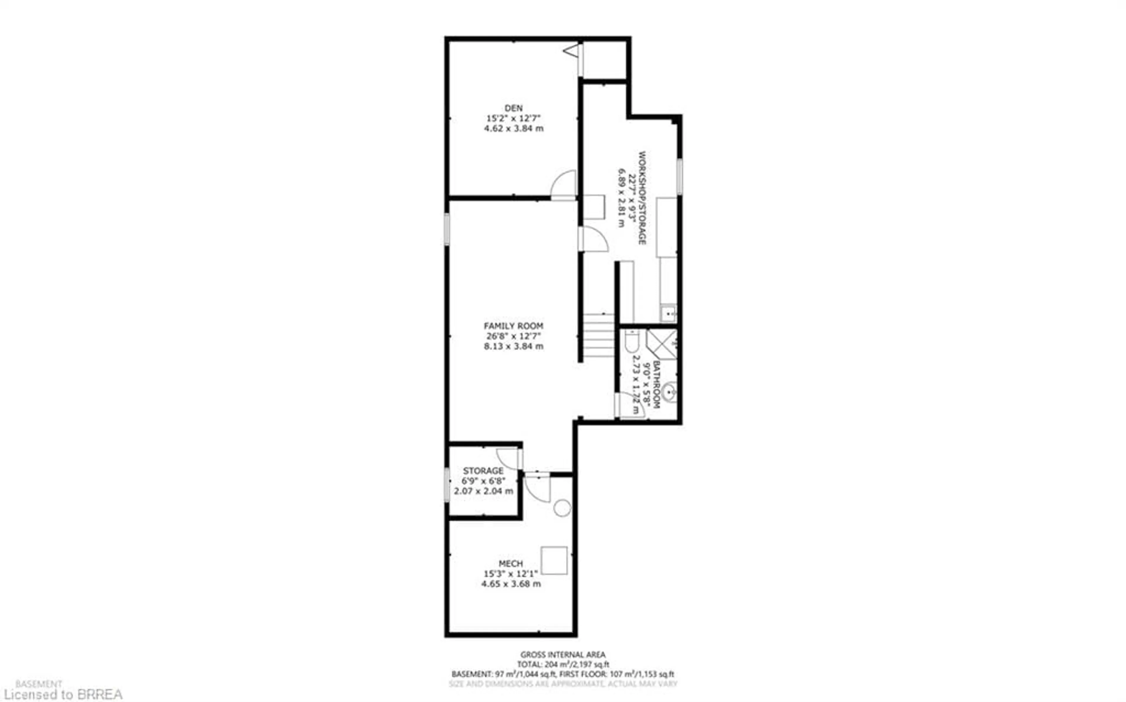 Floor plan for 422 Powerline Rd #4, Brantford Ontario N3R 8A1