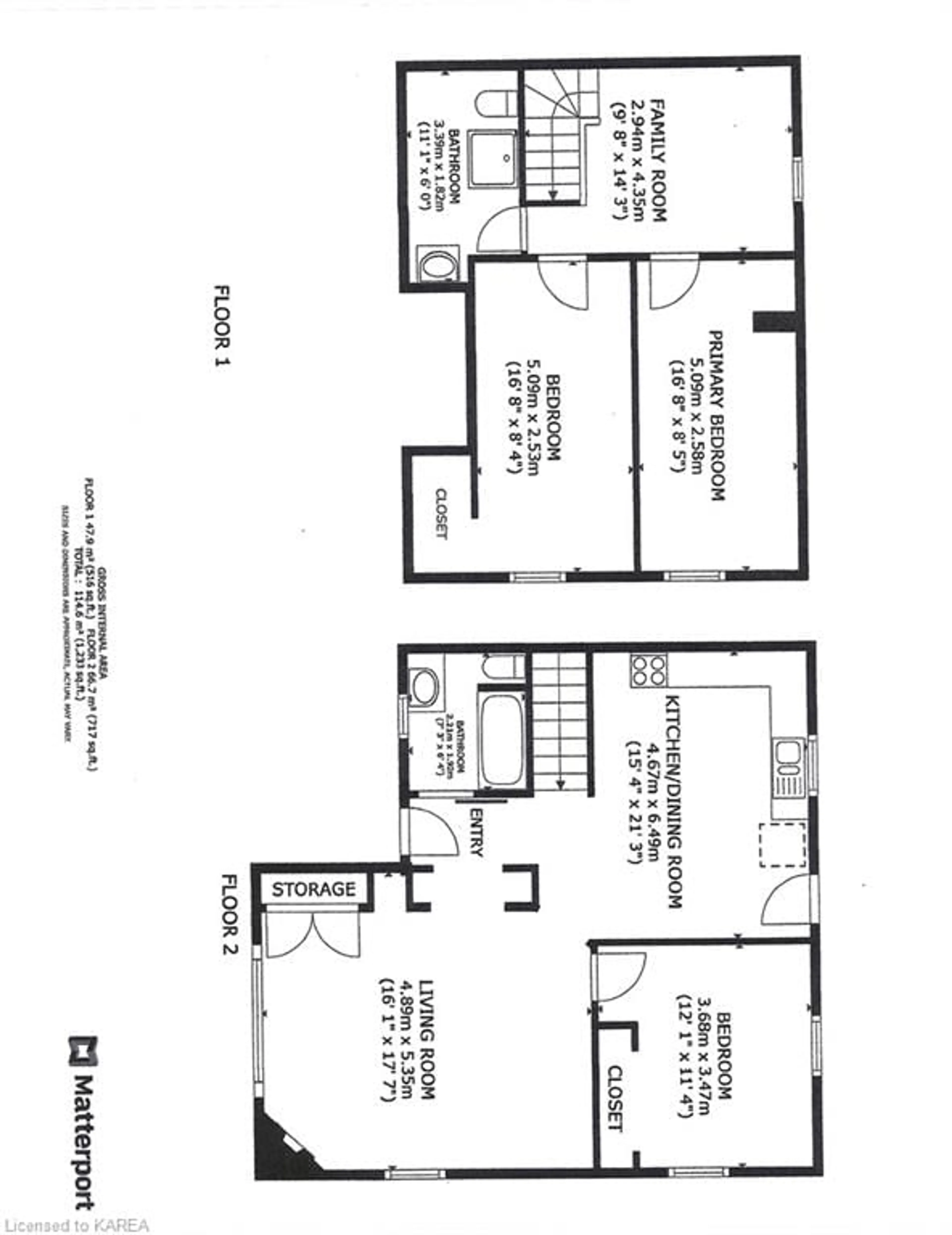 Floor plan for 2610 Rutledge Rd, Sydenham Ontario K0H 2T0