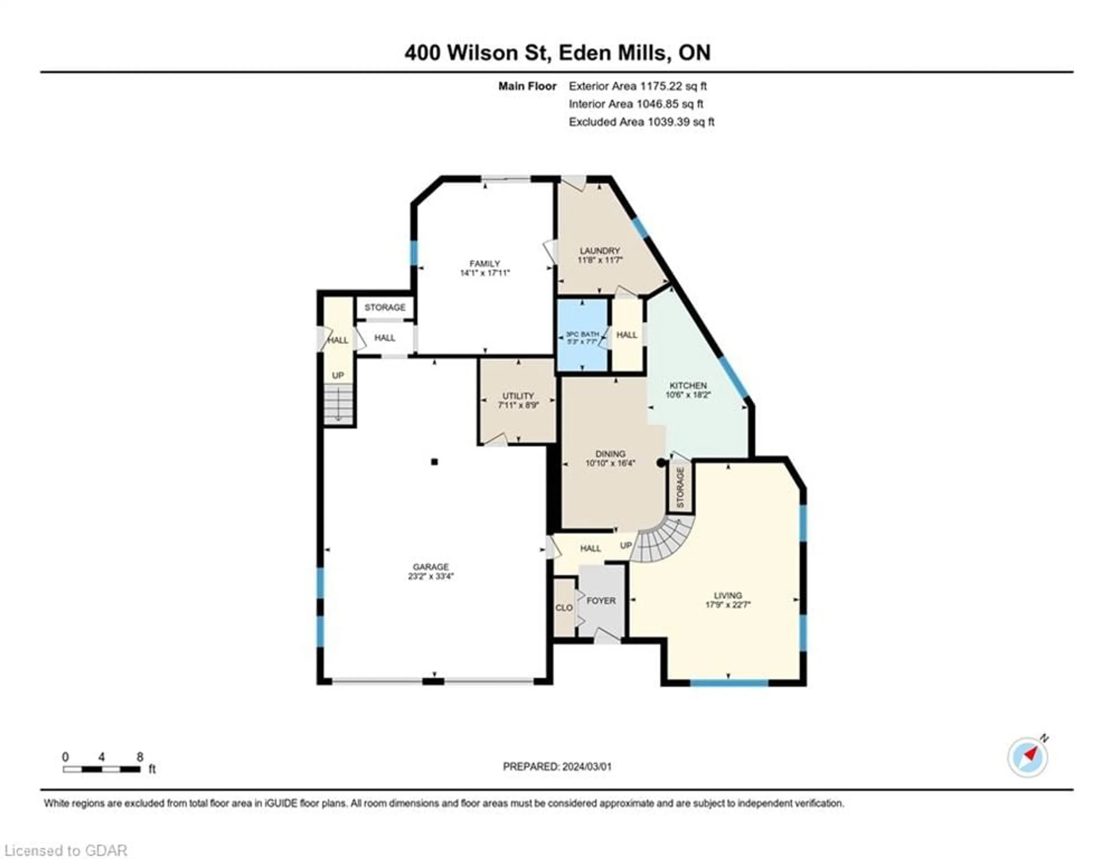 Floor plan for 400 Wilson St, Guelph/Eramosa Ontario N0B 1P0