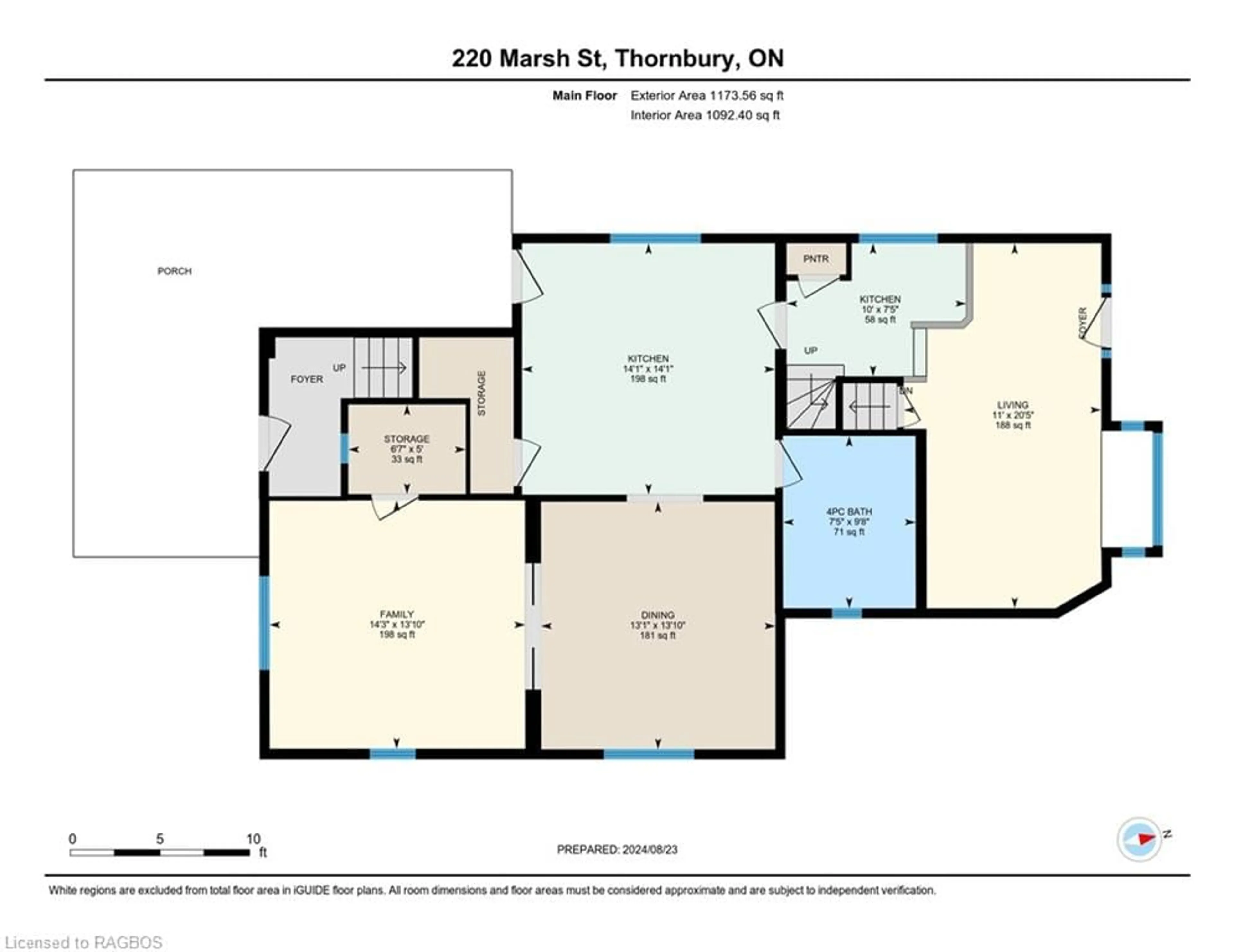 Floor plan for 220 Marsh St, The Blue Mountains Ontario N0H 1J0