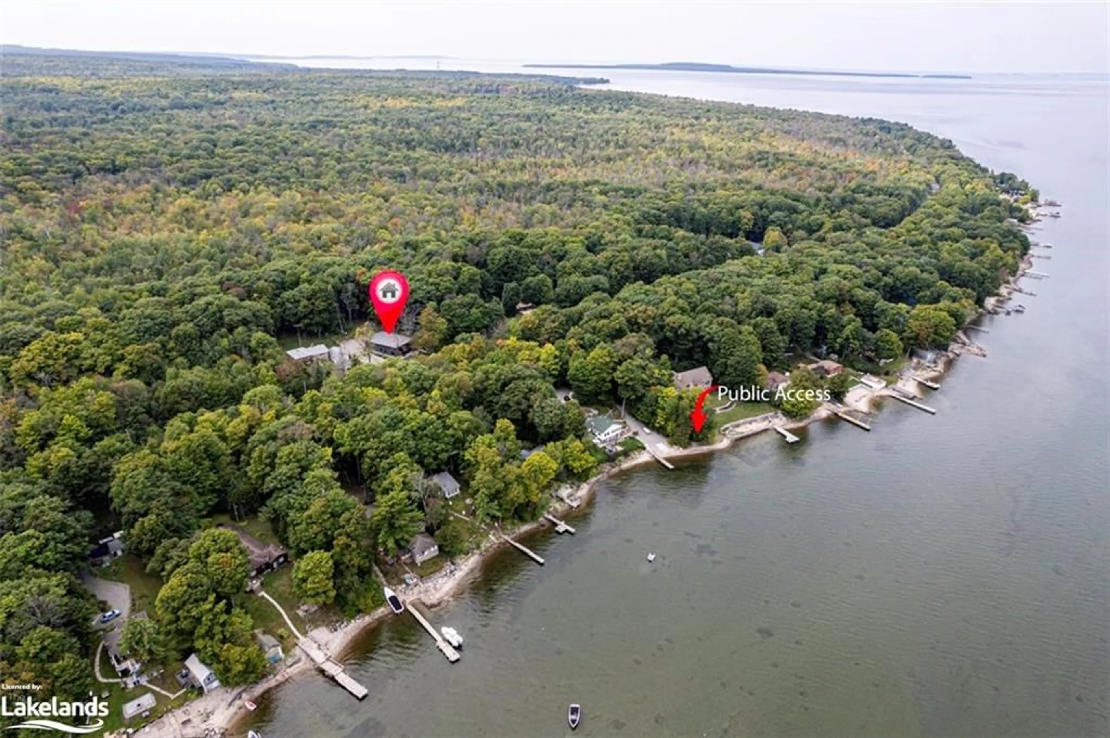 A pic from exterior of the house or condo, lake for 1584 Champlain Rd, Tiny Ontario L9M 0C1