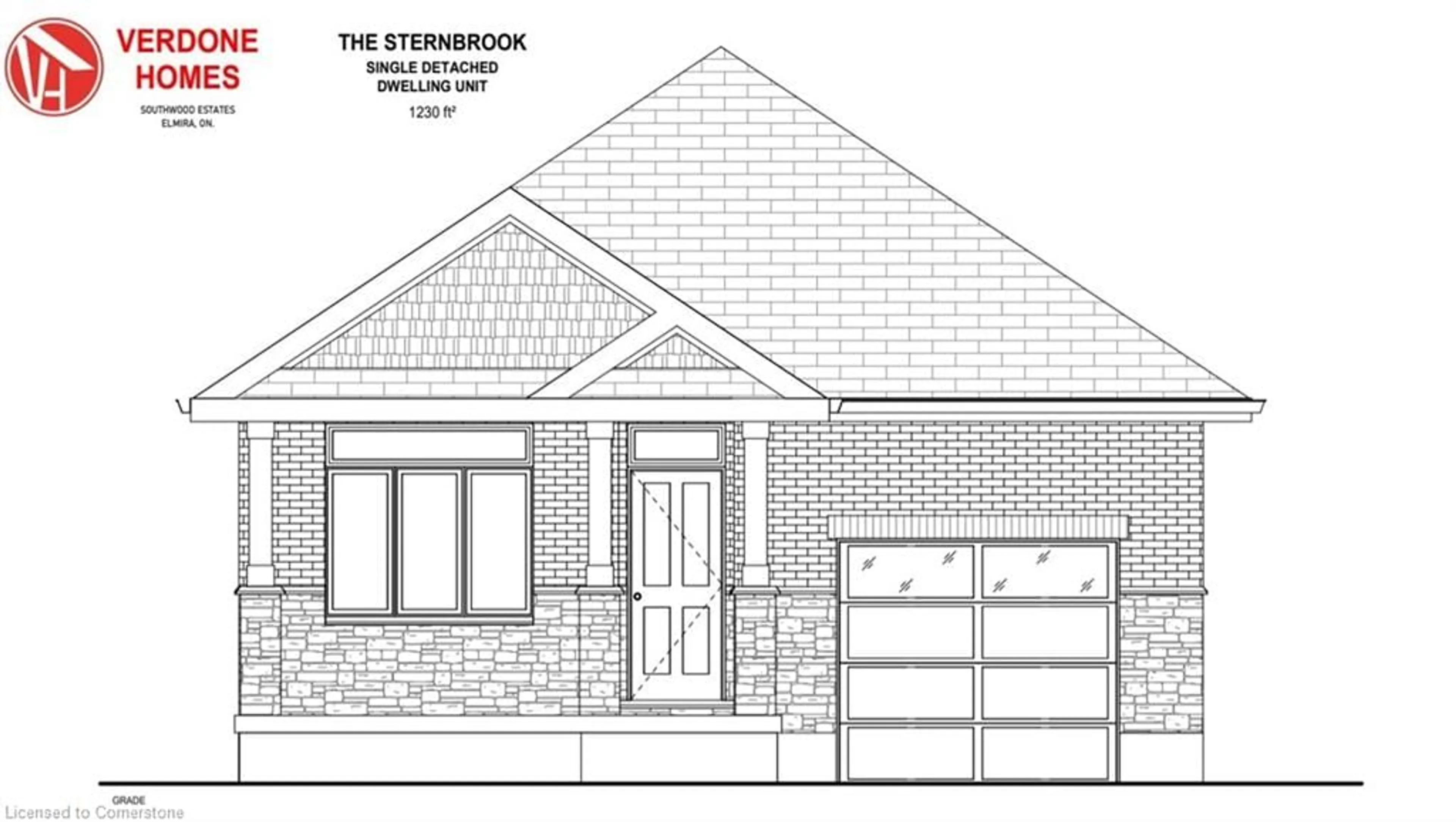 Home with brick exterior material for 103 South Parkwood Blvd, Elmira Ontario N3B 0E6