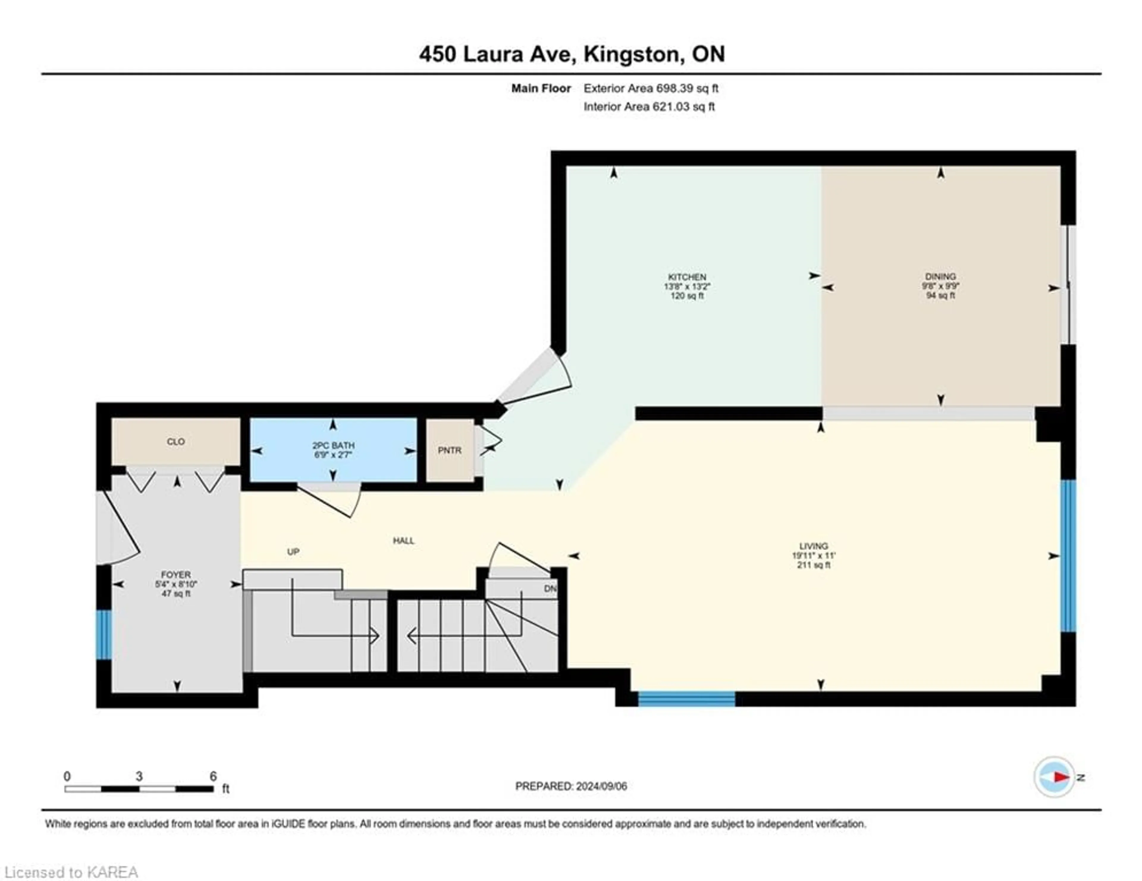 Floor plan for 450 Laura Ave, Kingston Ontario K7K 7M3