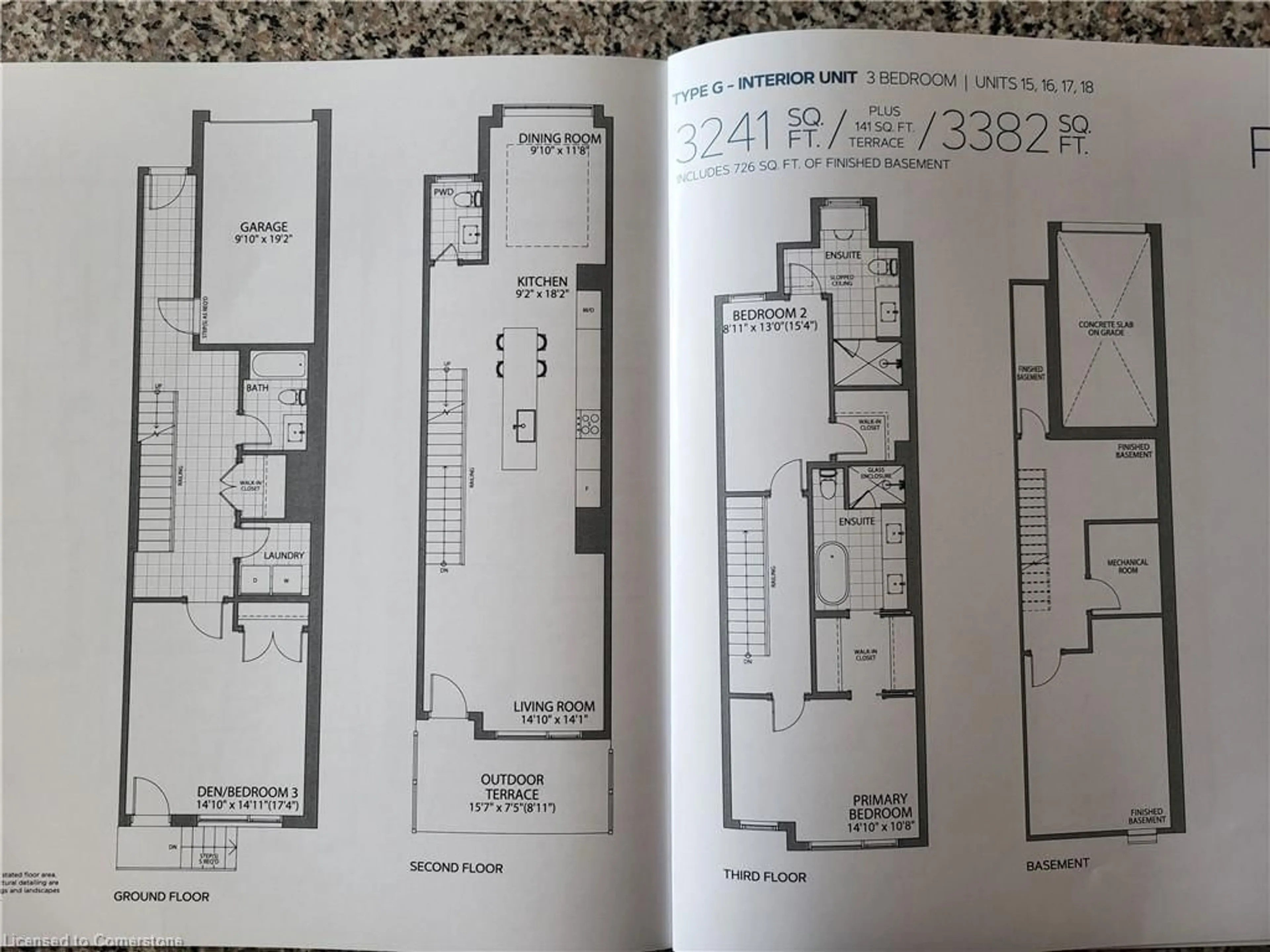 Floor plan for LOT 18 East St, Oakville Ontario L6L 3K8