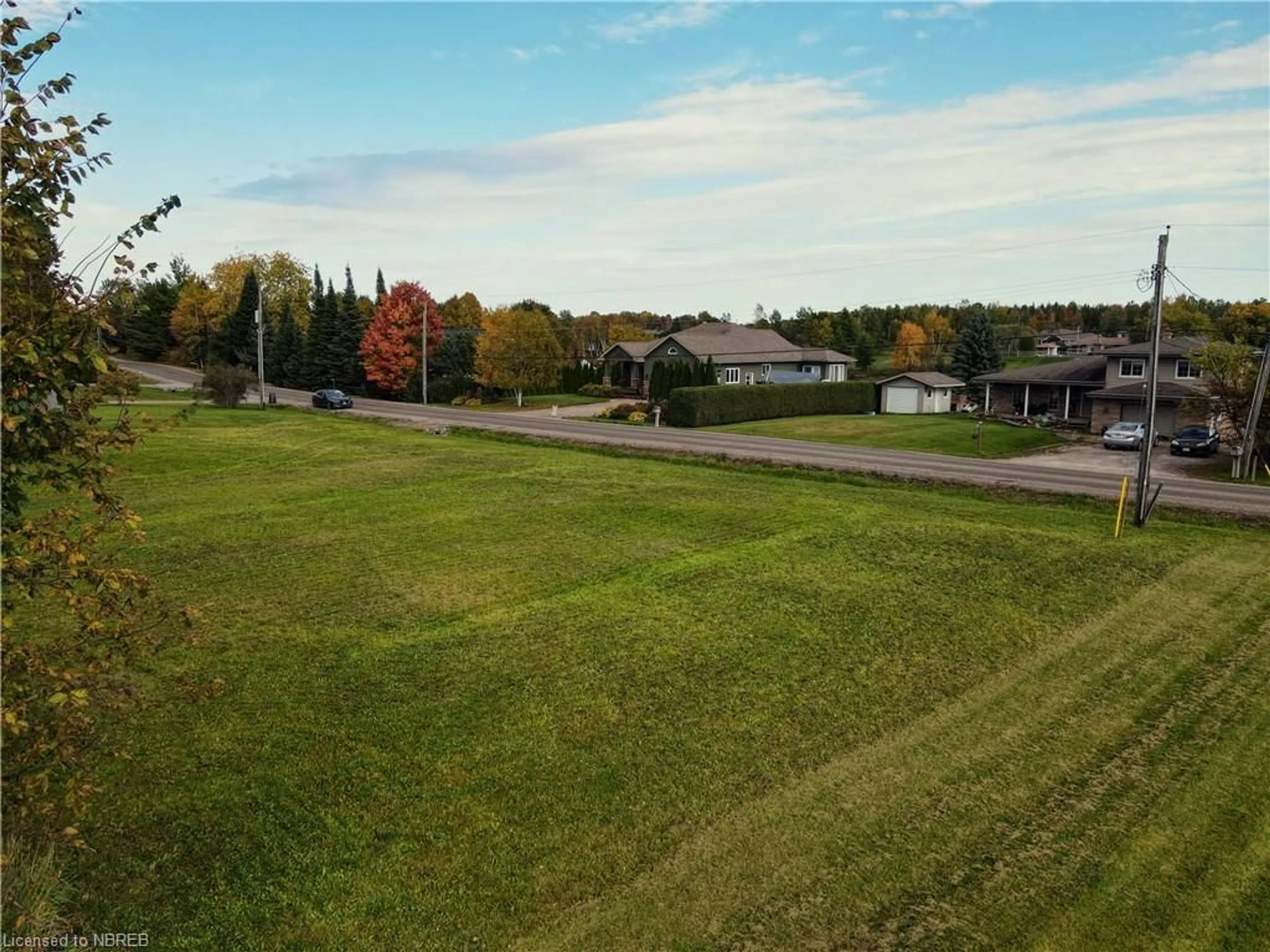 A pic from exterior of the house or condo, the fenced backyard for LOT 10 Delorme Rd, Sturgeon Falls Ontario P2B 2M9