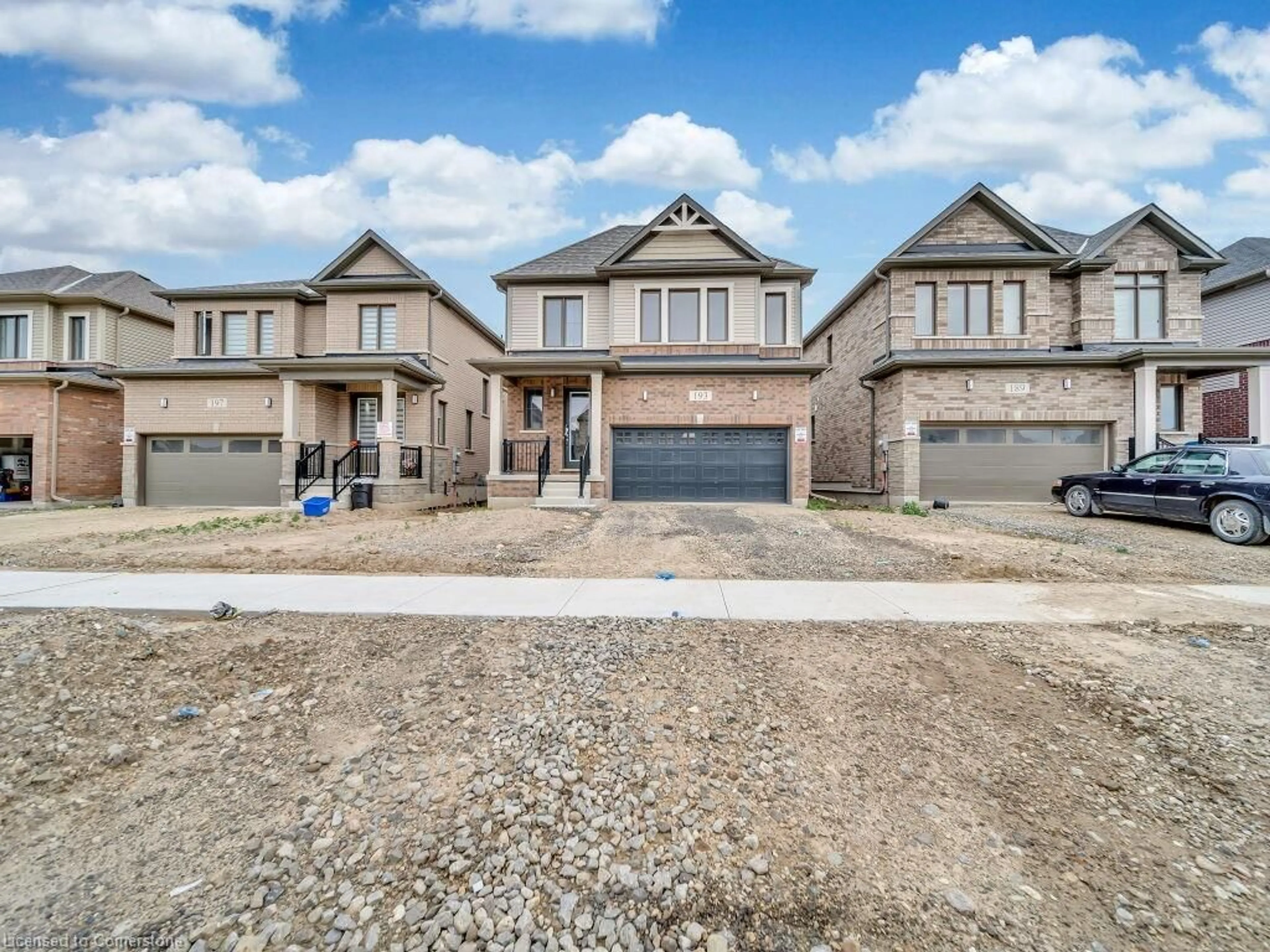 Frontside or backside of a home, the street view for 193 Leslie Davis St, Ayr Ontario N0B 1E0