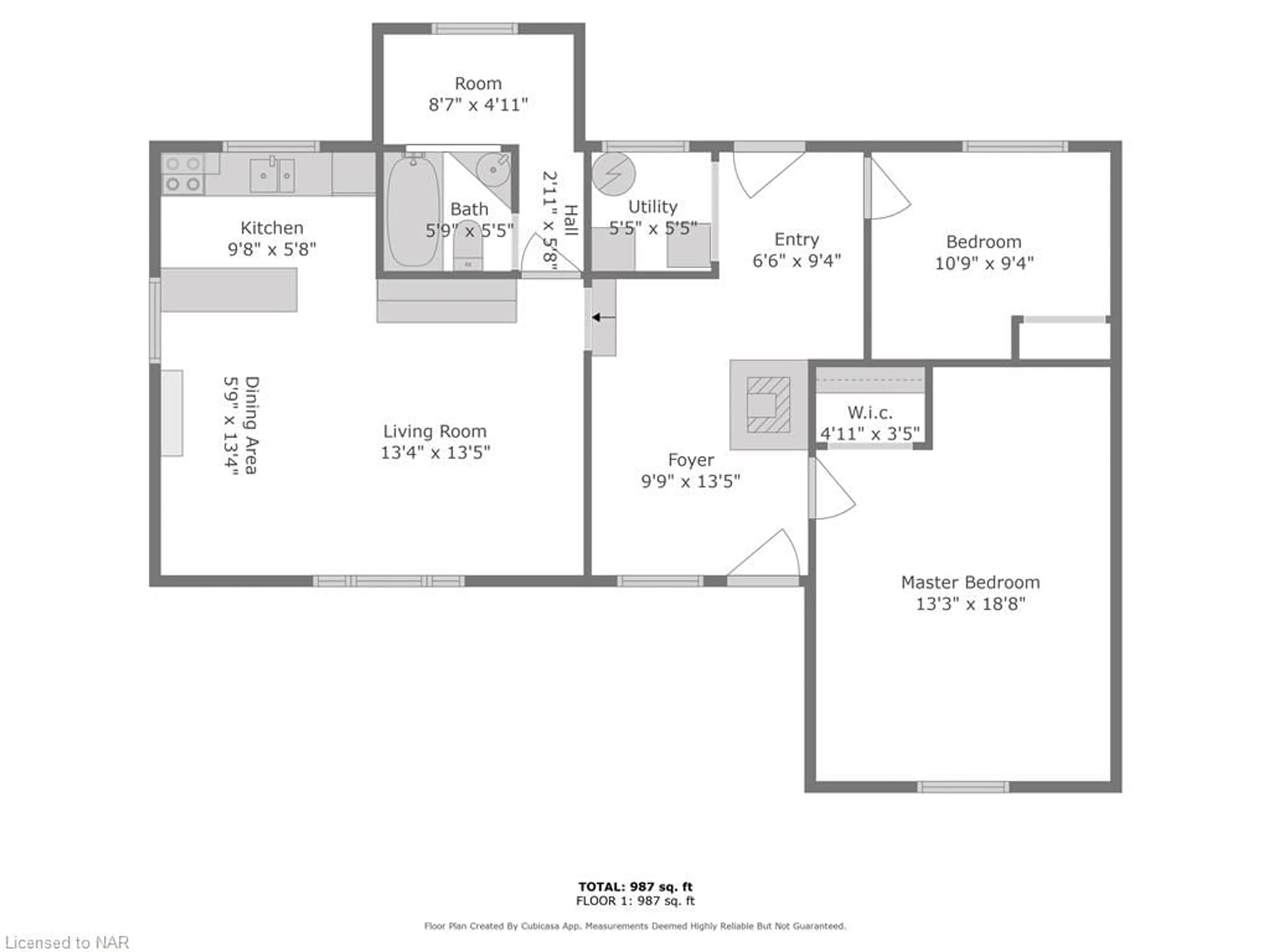 Floor plan for 527 Pinecrest Rd, Port Colborne Ontario L3K 5V3