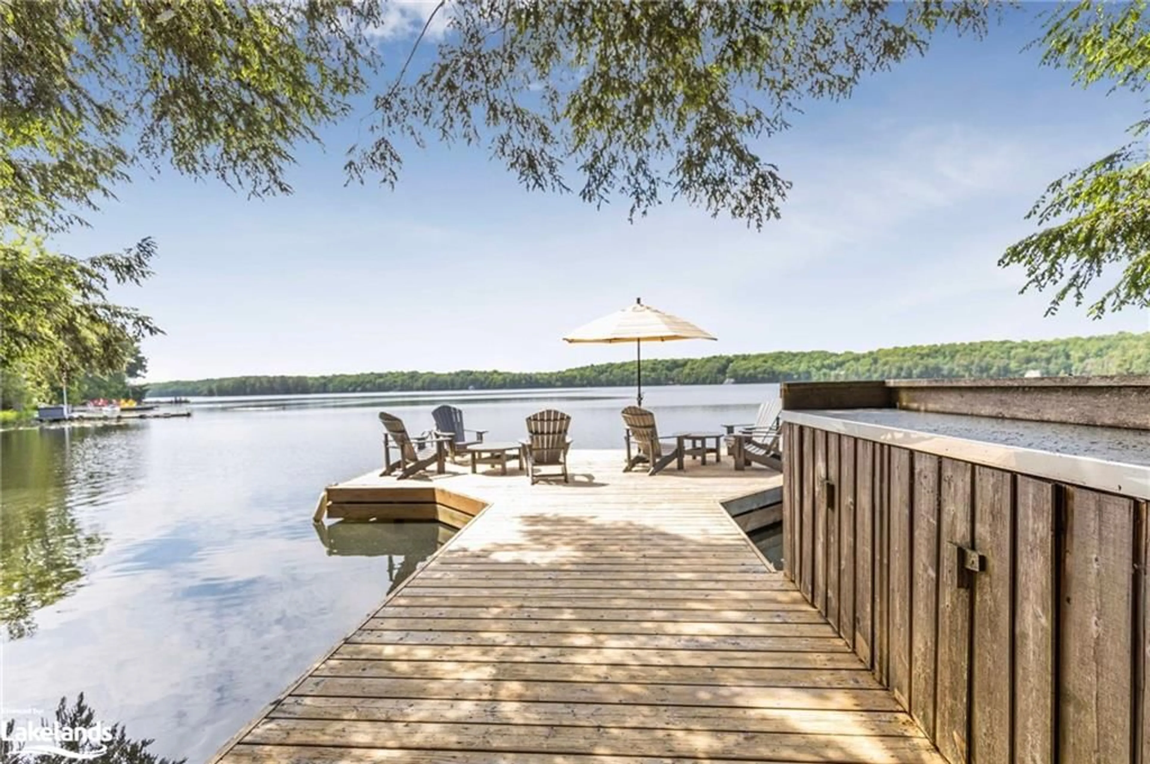 Patio, lake for 1058 Sands Rd, Minett Ontario P0B 0A4