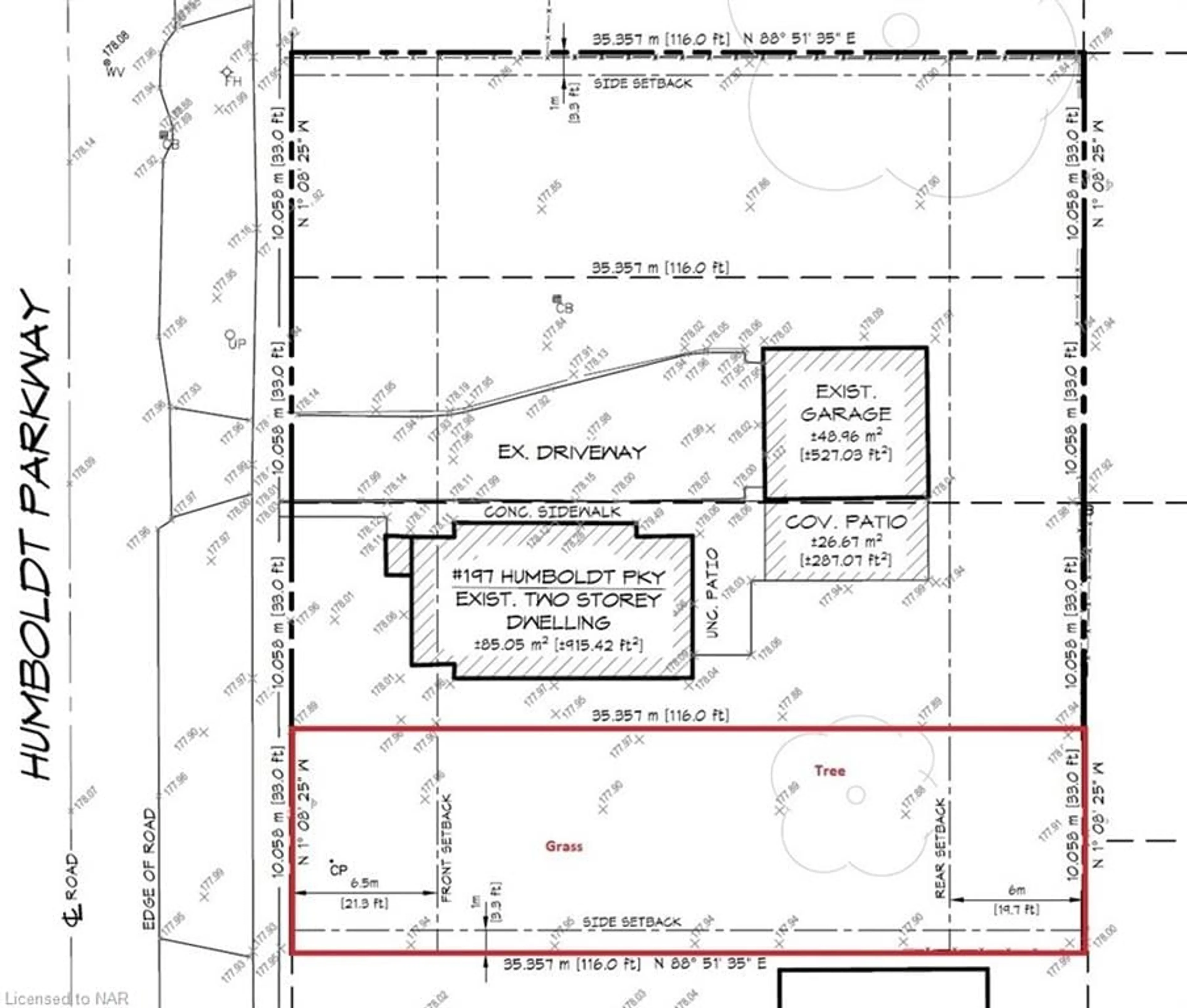 Floor plan for LOT 241 Humboldt Pky, Port Colborne Ontario L3K 2H5