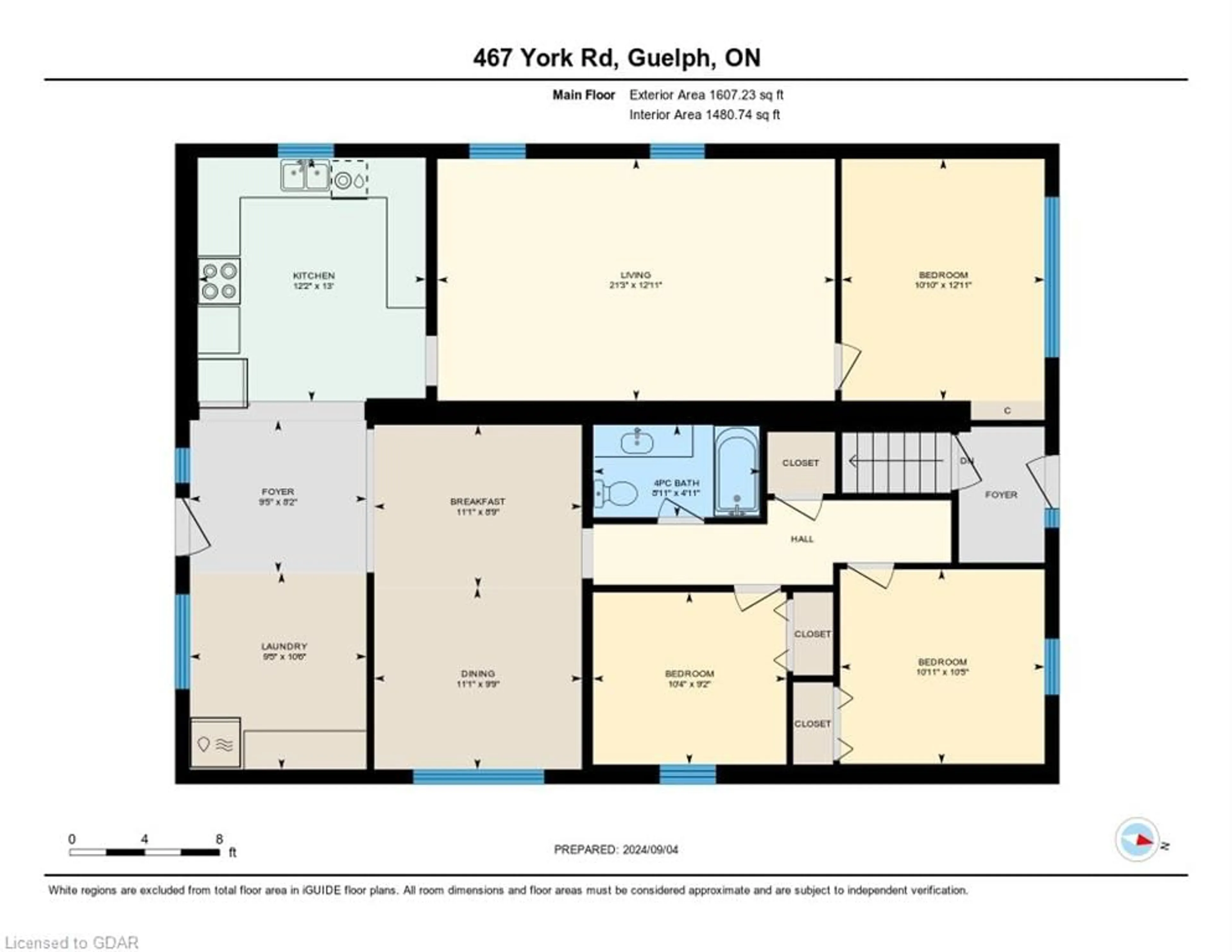 Floor plan for 467 York Rd, Guelph Ontario N1E 3J1