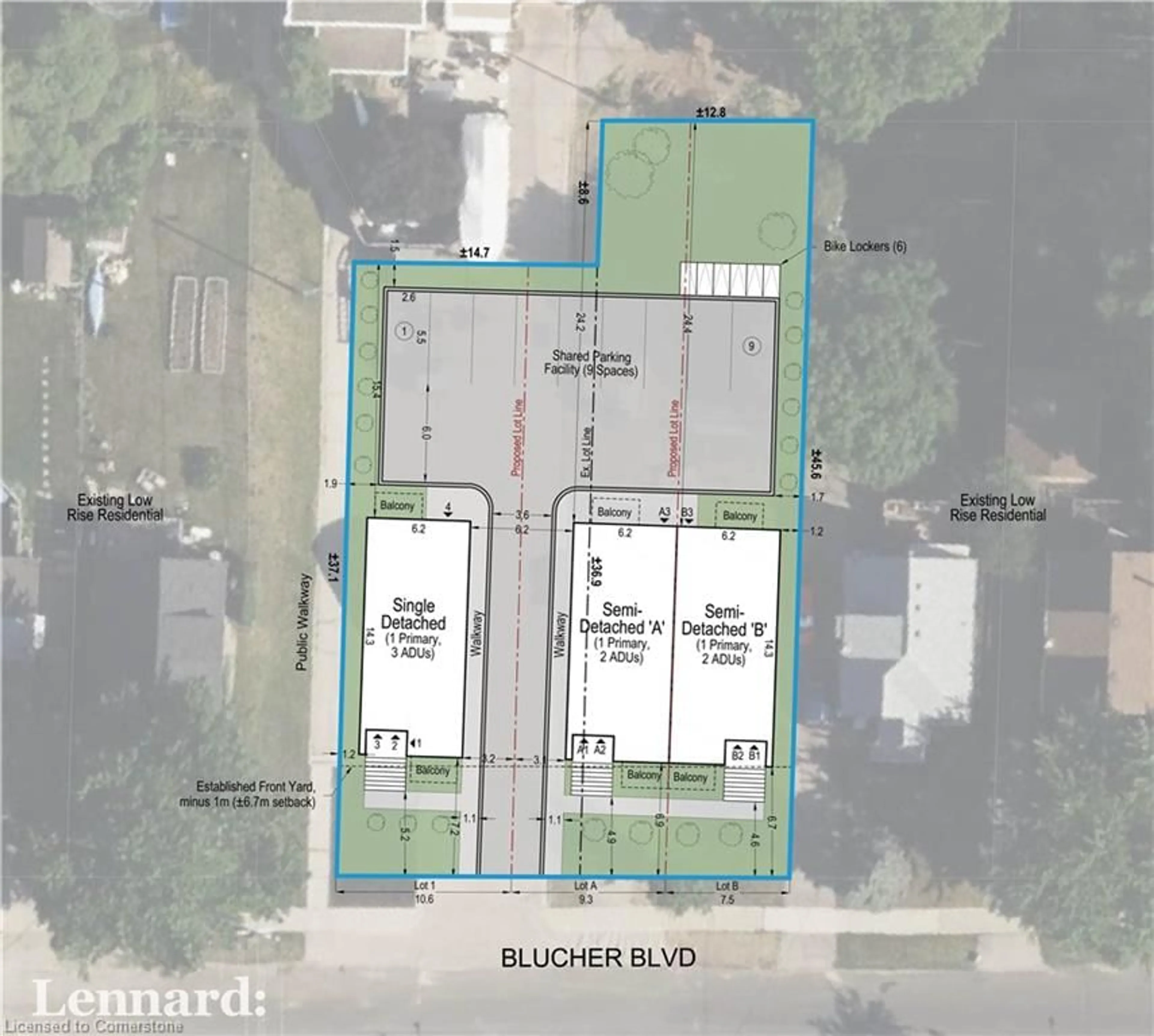 Floor plan for 314-318 Blucher Blvd, Kitchener Ontario N2H 5V9