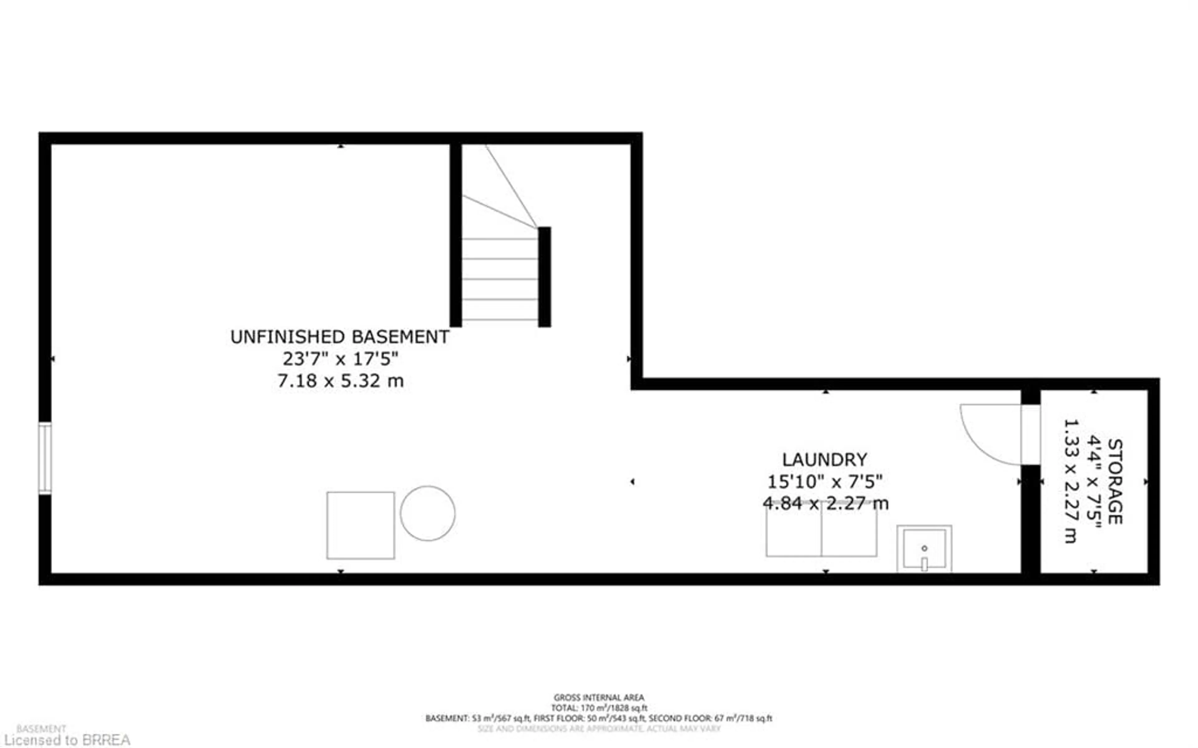 Floor plan for 21 Diana Ave #57, Brantford Ontario N3T 0G7