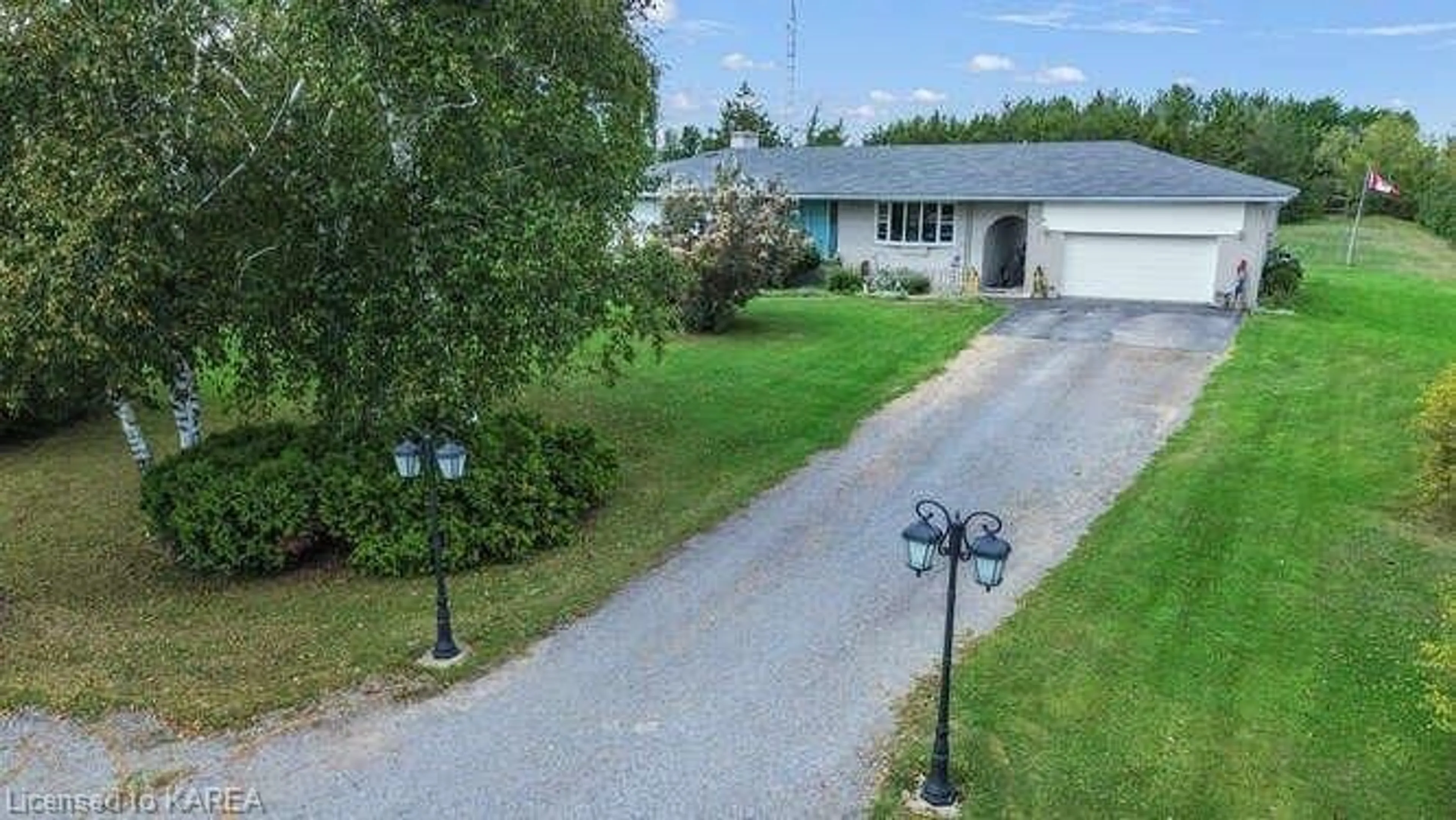 Frontside or backside of a home, the street view for 53 Goodyear Rd, Napanee Ontario K7R 3L2