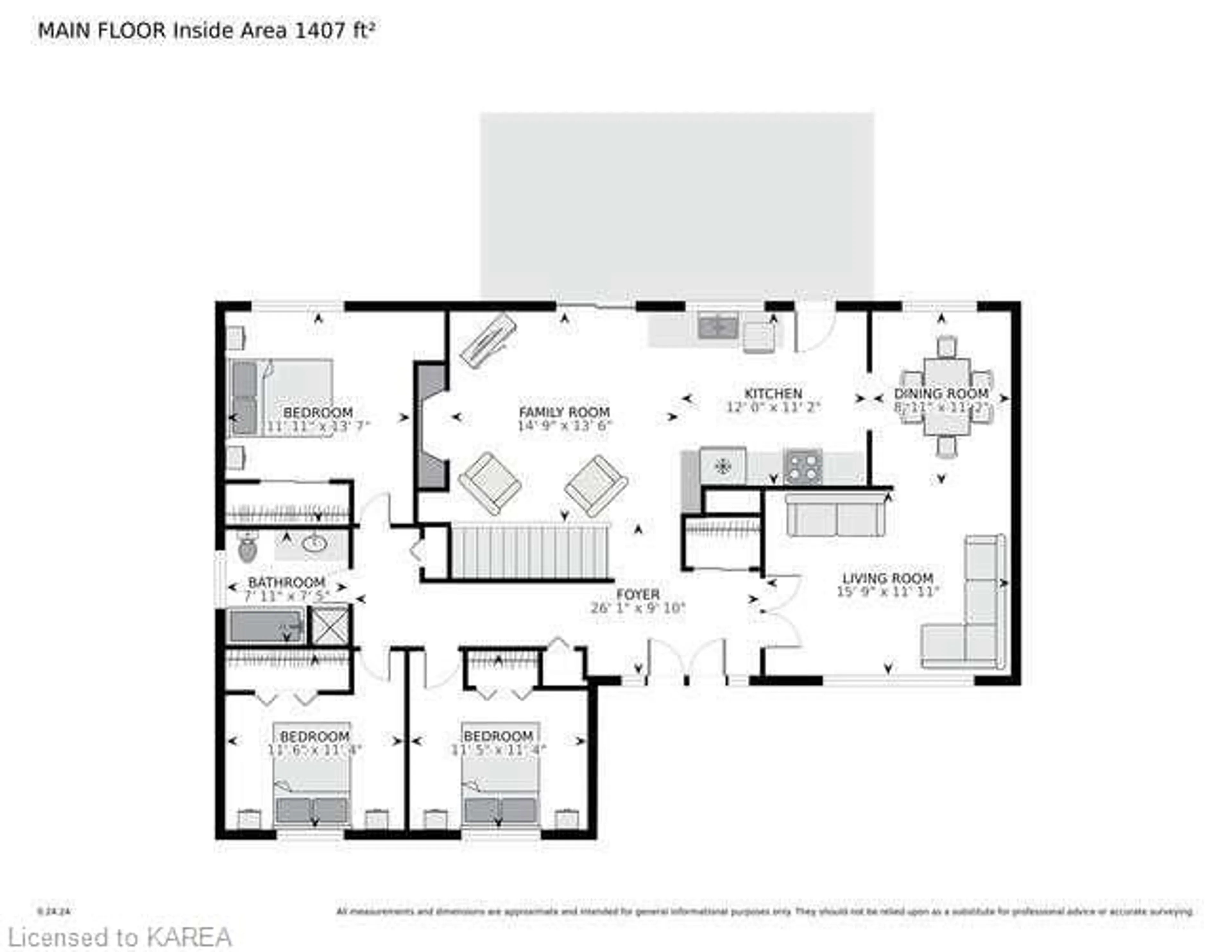 Floor plan for 53 Goodyear Rd, Napanee Ontario K7R 3L2