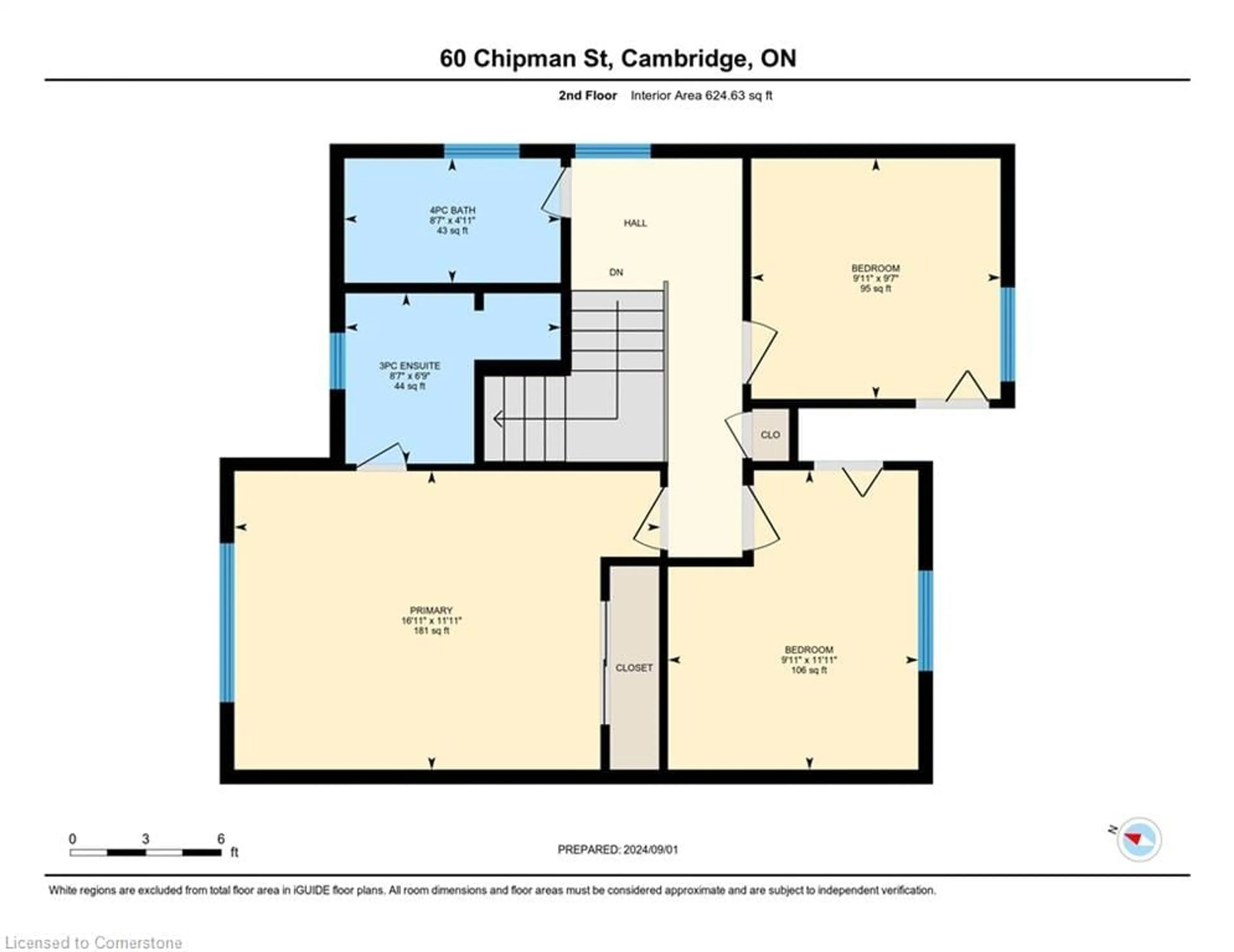 Floor plan for 60 Chipman St, Cambridge Ontario N3C 3S1