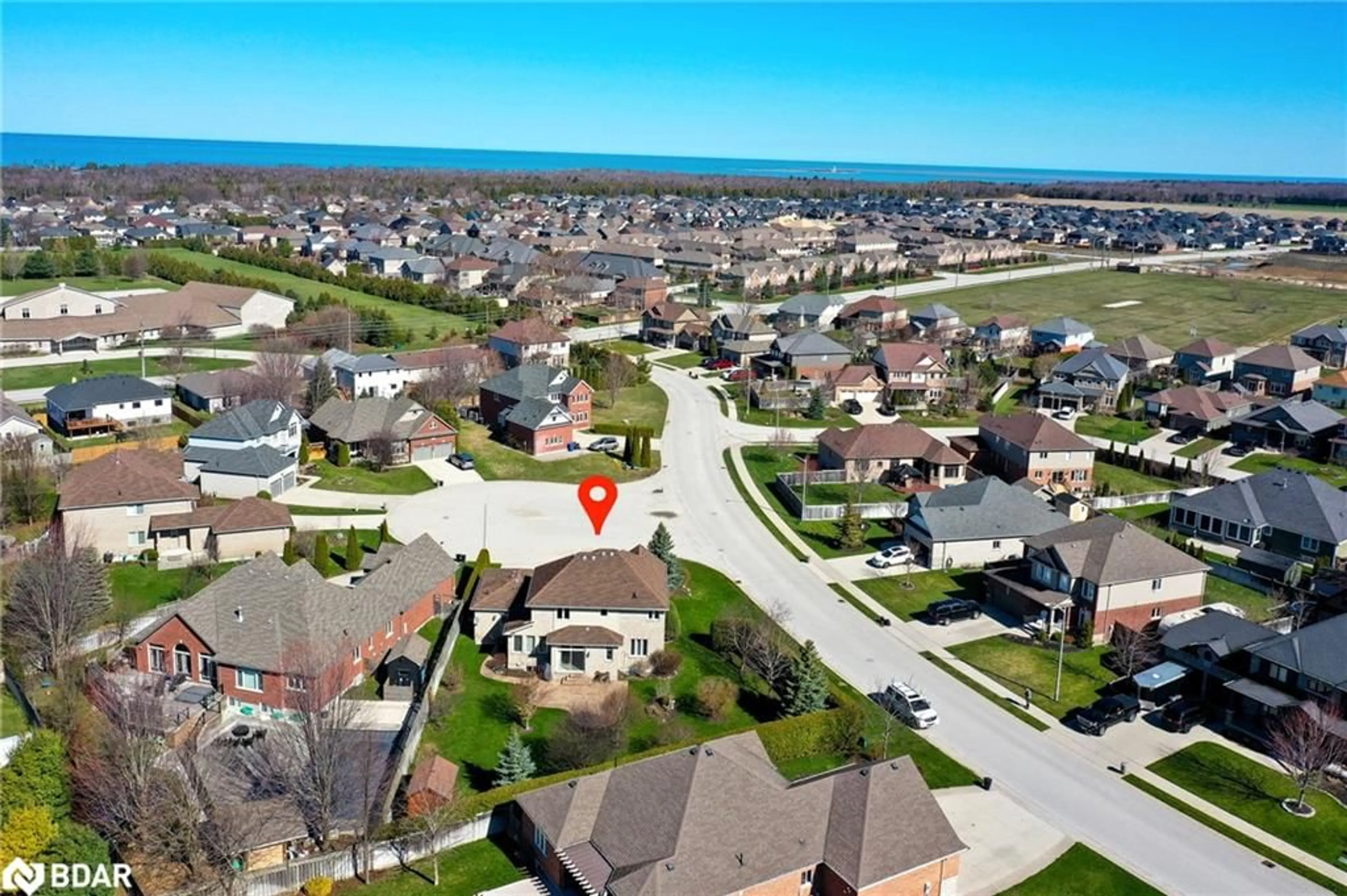 Frontside or backside of a home, the street view for 438 Biener Dr, Saugeen Shores Ontario N0H 2C2