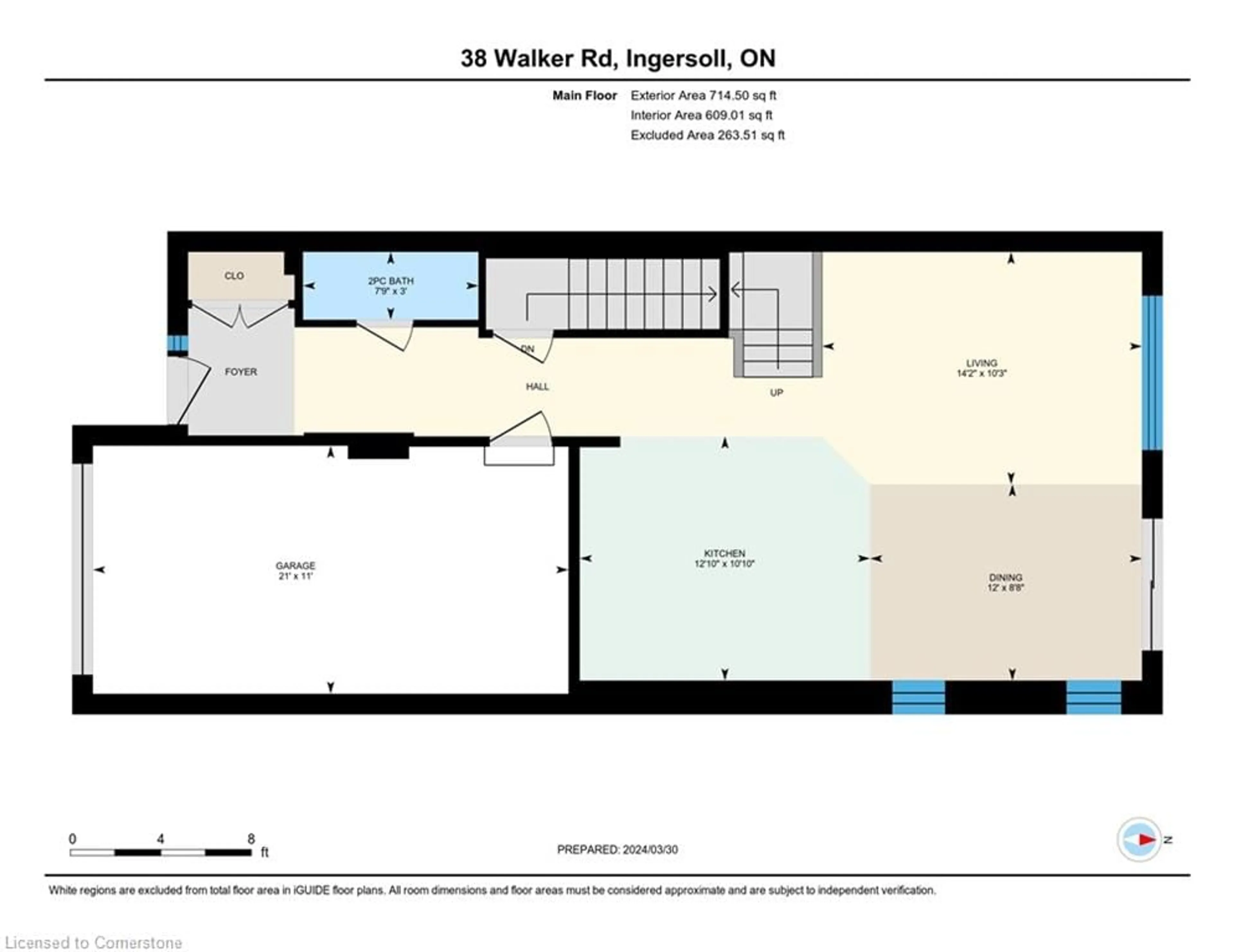 Floor plan for 38 Walker Rd, Ingersoll Ontario N5C 4H3