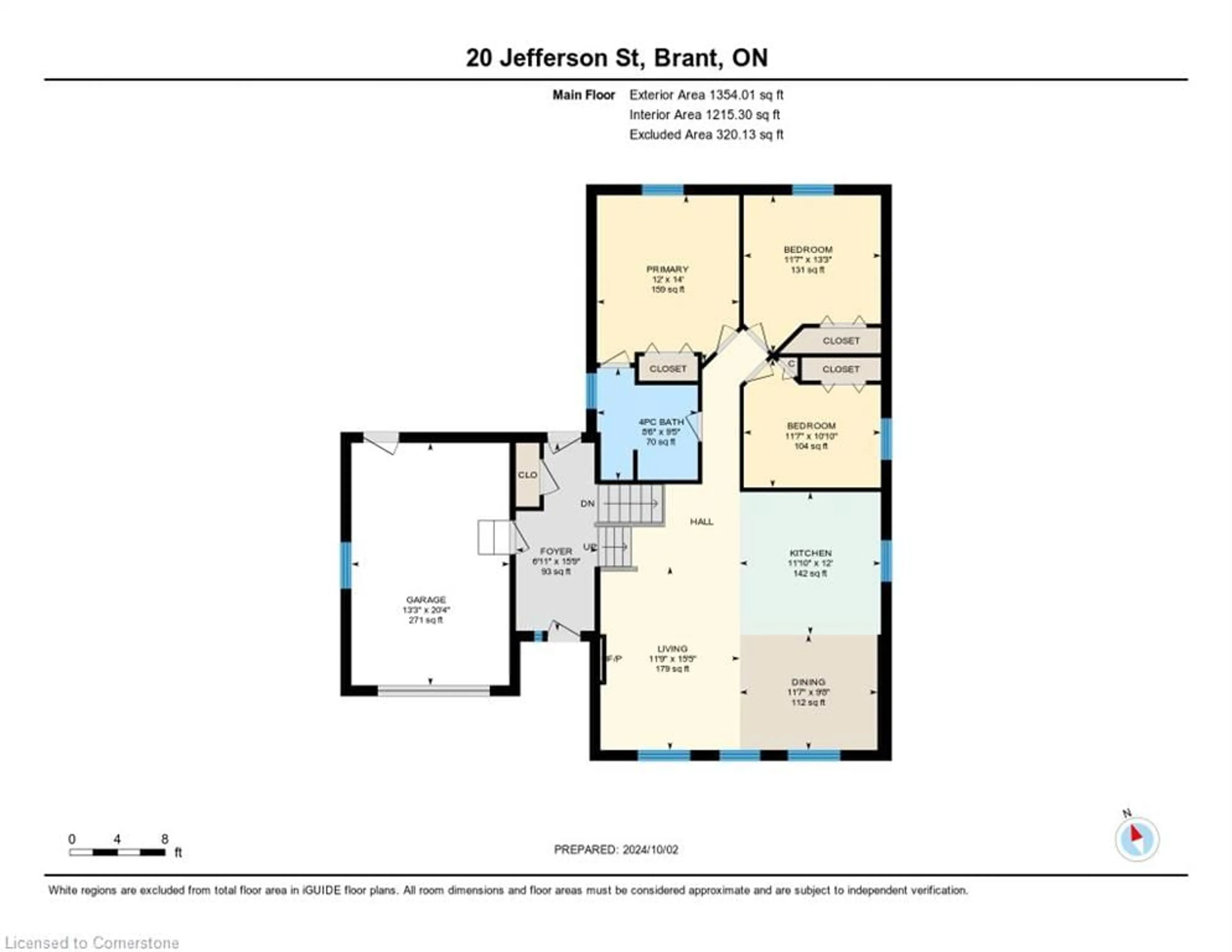 Floor plan for 20 Jefferson St, Paris Ontario N3L 3B9