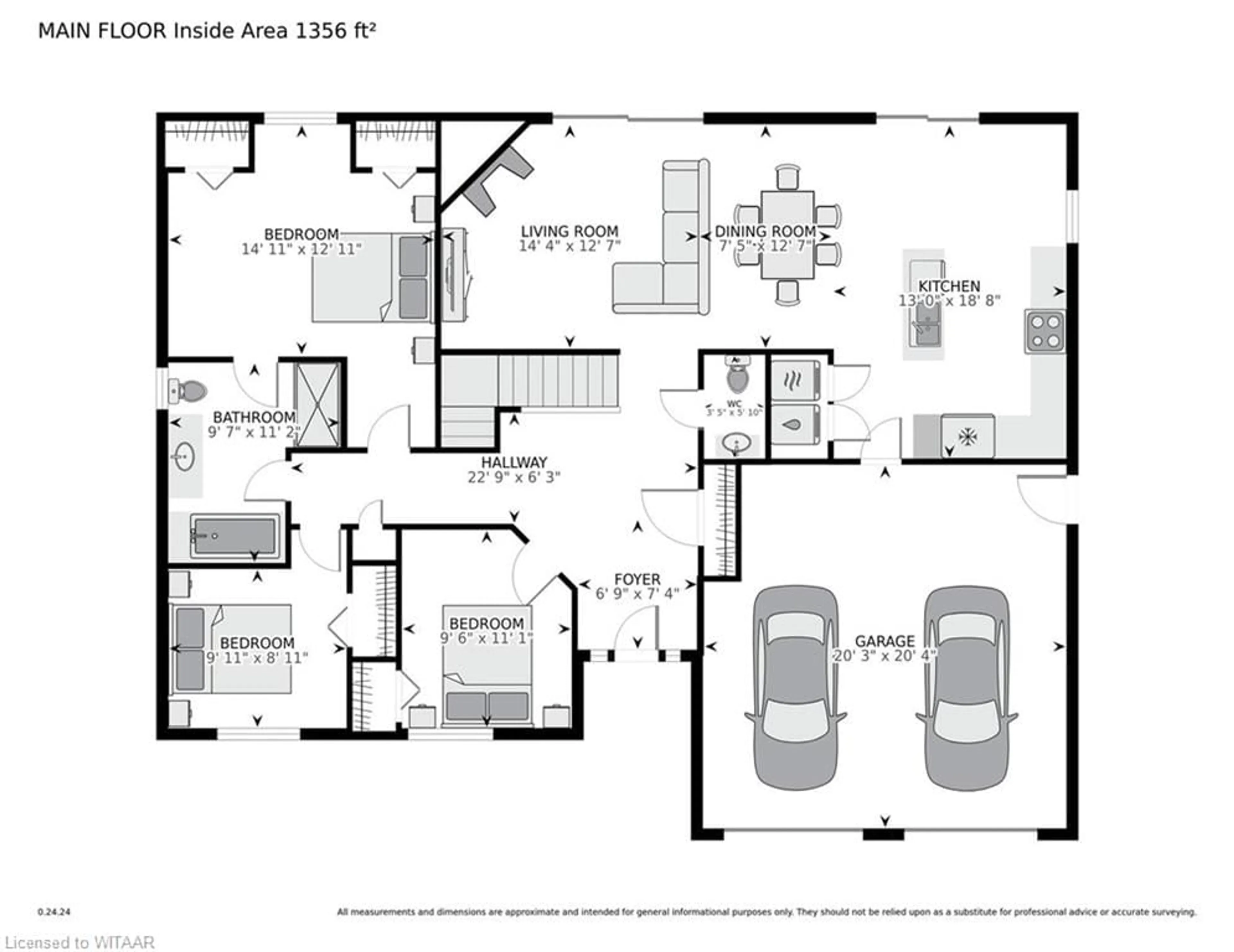 Floor plan for 9 Greeneagle Dr, Tillsonburg Ontario N4G 5V6