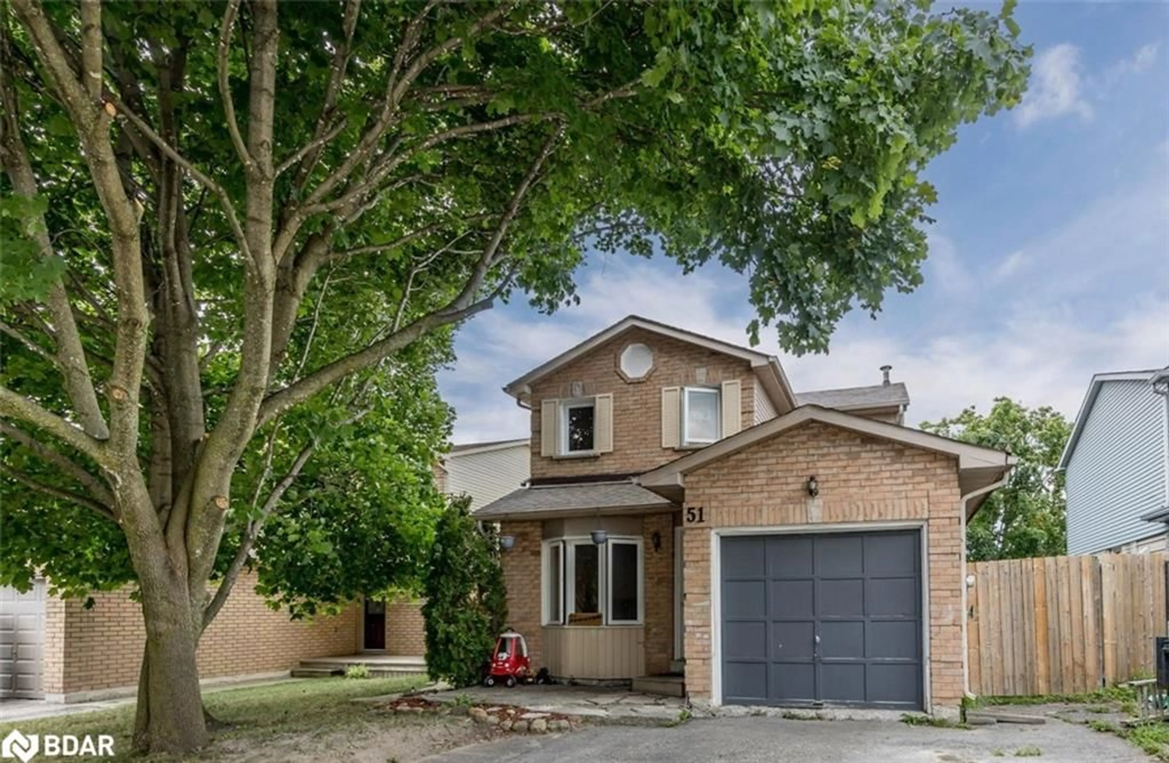 Frontside or backside of a home for 51 Hadden Cres, Barrie Ontario L4M 6G6