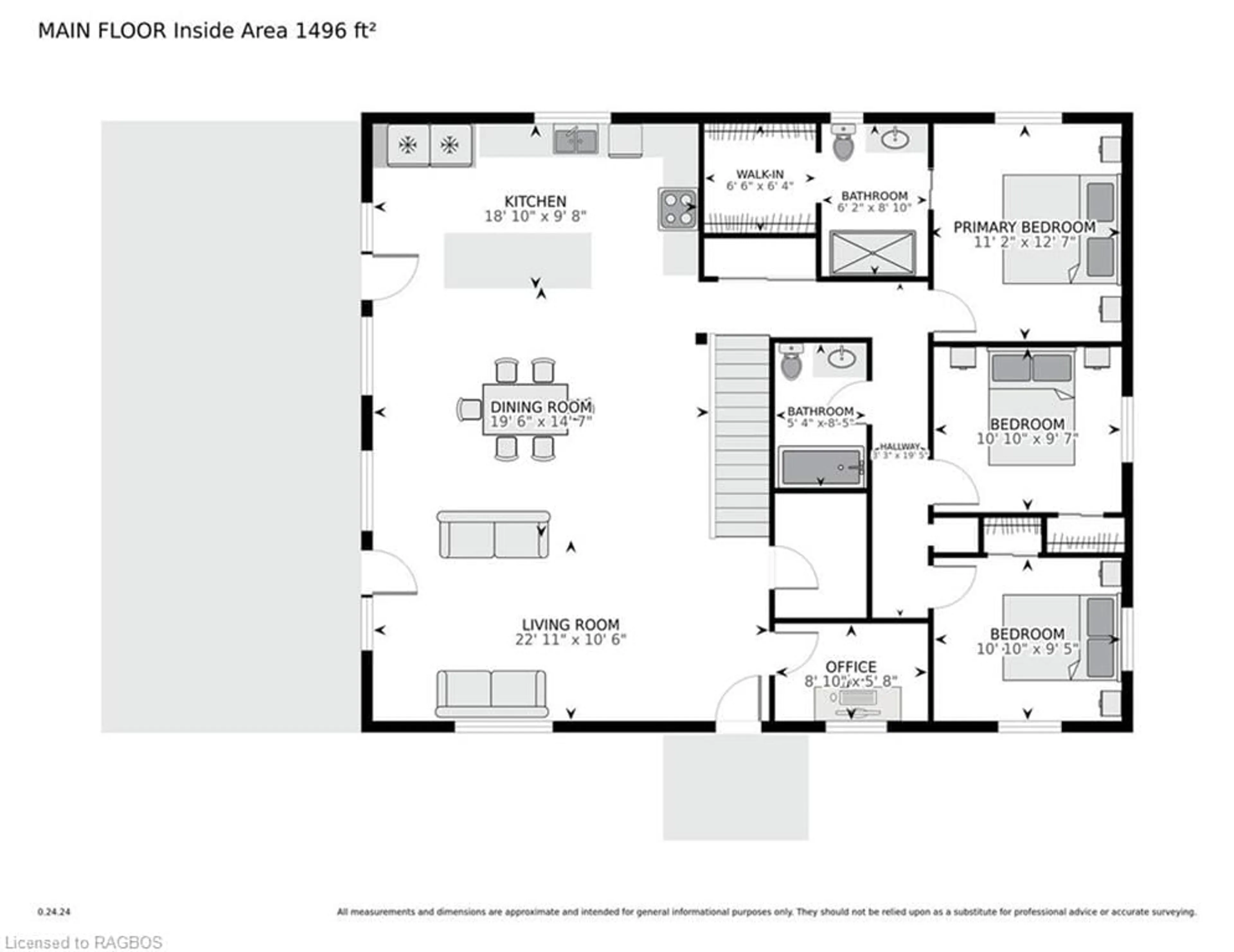 Floor plan for 143 Oliphant Way, South Bruce Peninsula Ontario N0H 2T0