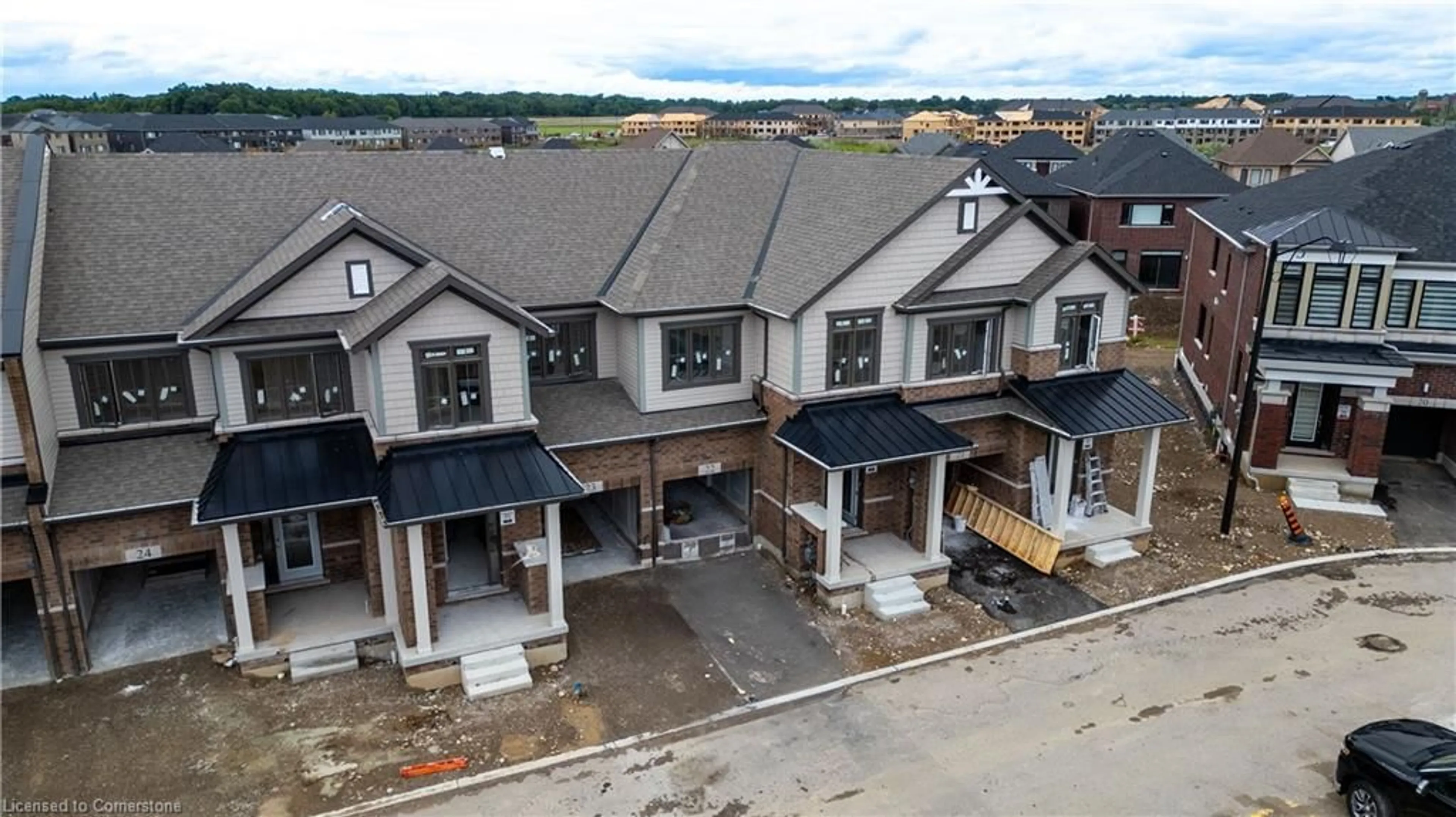 A pic from exterior of the house or condo, the front or back of building for 15 Blacklock St #22, Cambridge Ontario N1S 0E6