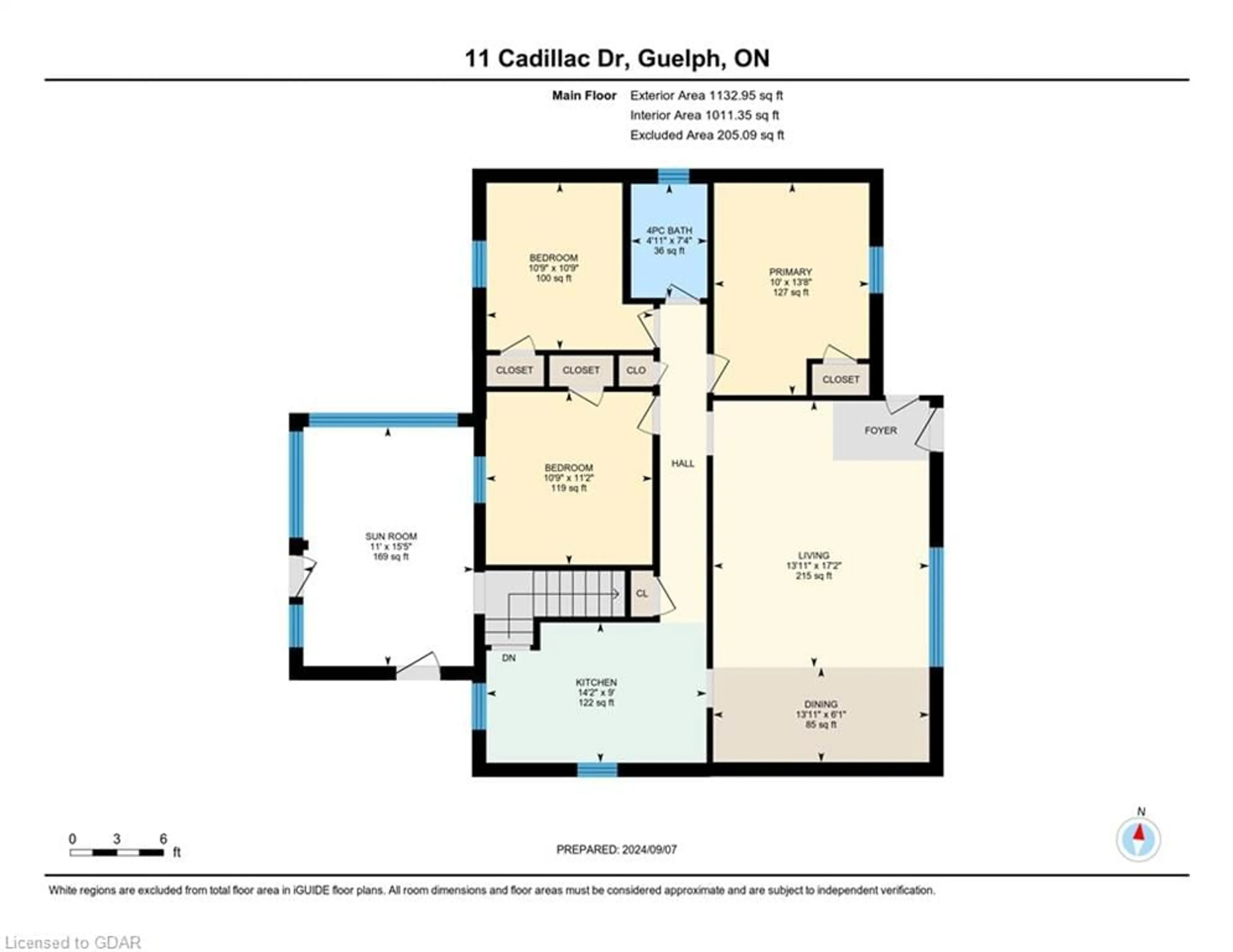 Floor plan for 11 Cadillac Dr, Guelph Ontario N1E 2B4