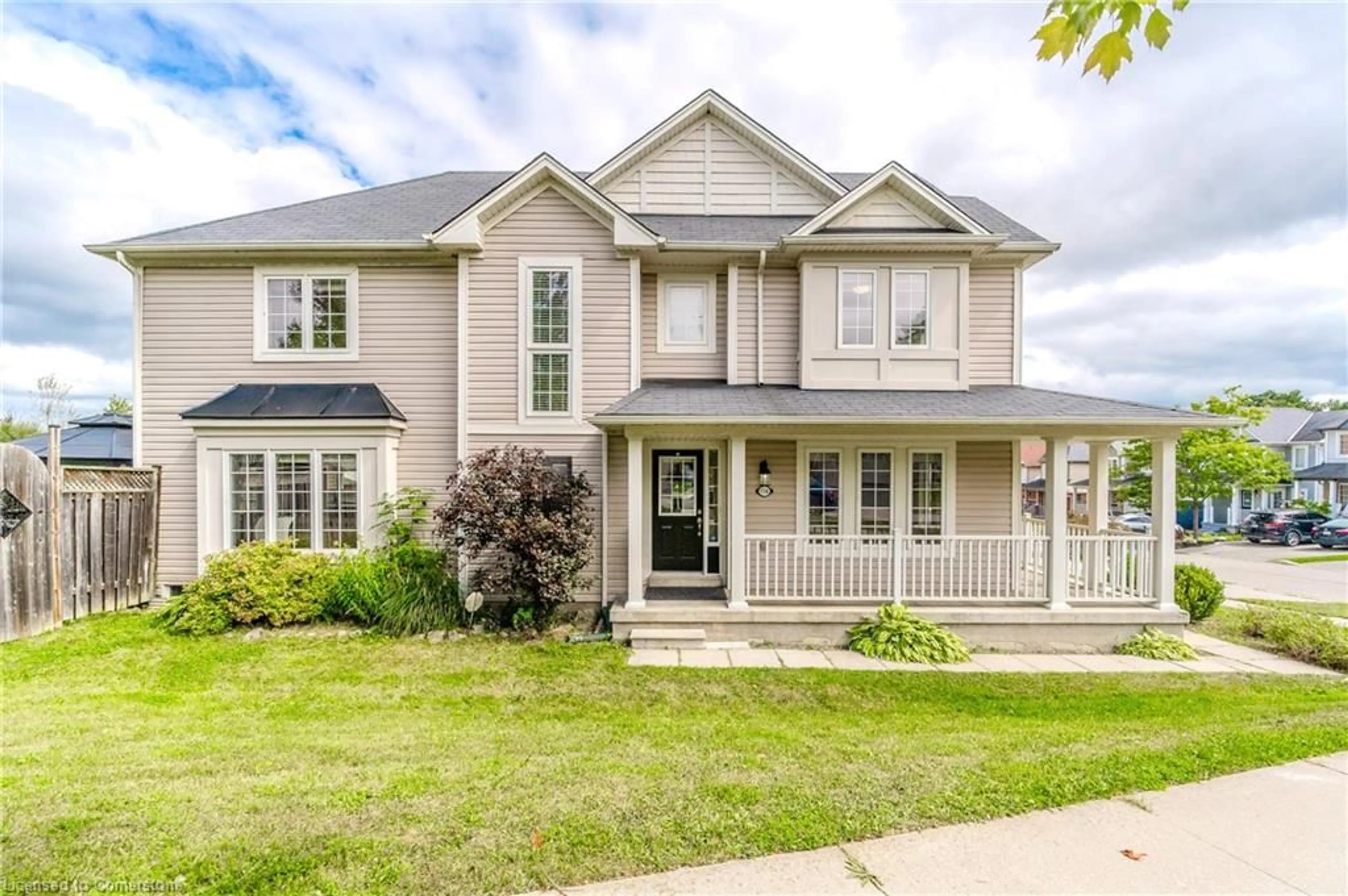 Frontside or backside of a home, the street view for 136 Bailey Dr, Cambridge Ontario N1P 0A2